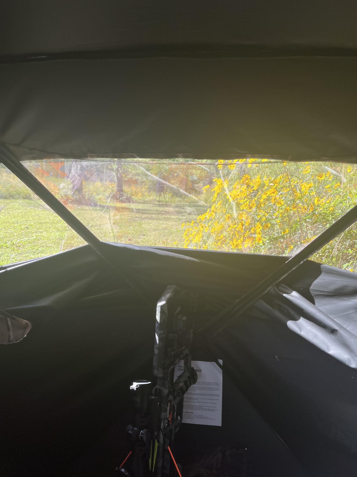 THUNDERBAY SPUR Collector 3 Person Hunting Blind, Portable Ground Blind with Silent Windows, Portable Durable Hunting Tent for Deer & Turkey Hunting customer photo 1