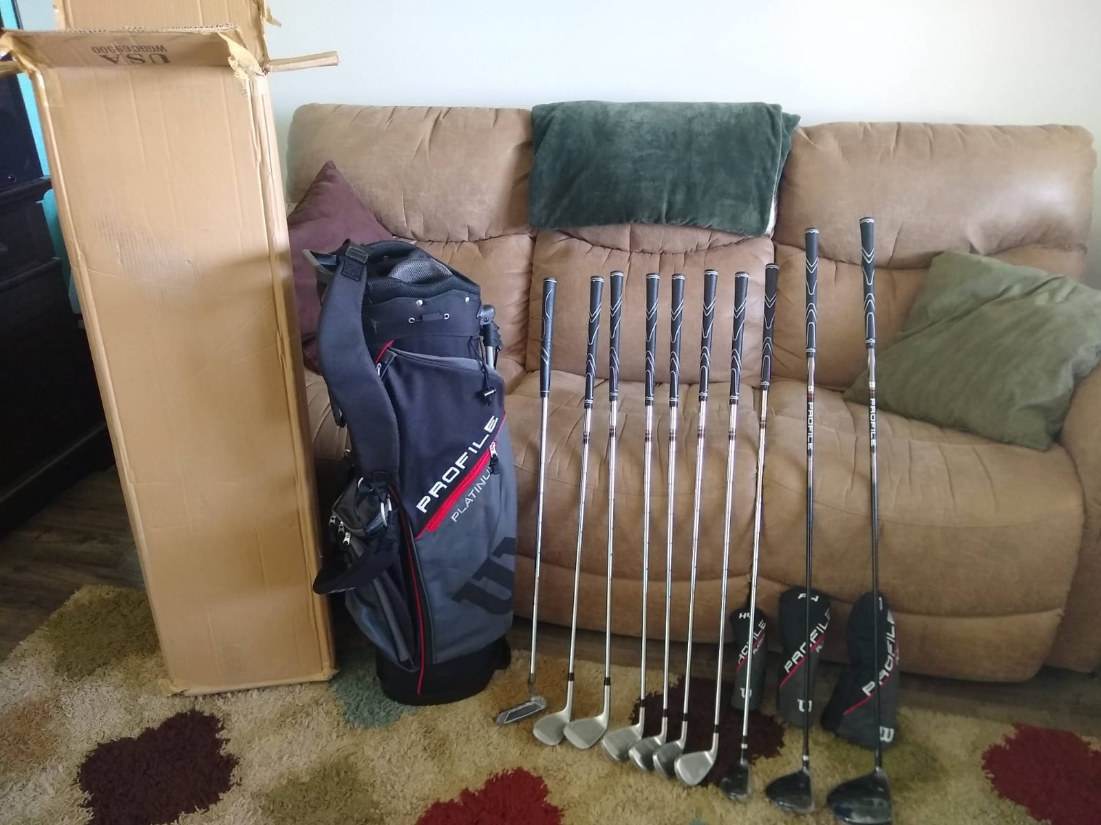 Wilson Men's Profile Platinum Complete Golf Club Package Set - Right Handed, Stand Bag customer photo 1