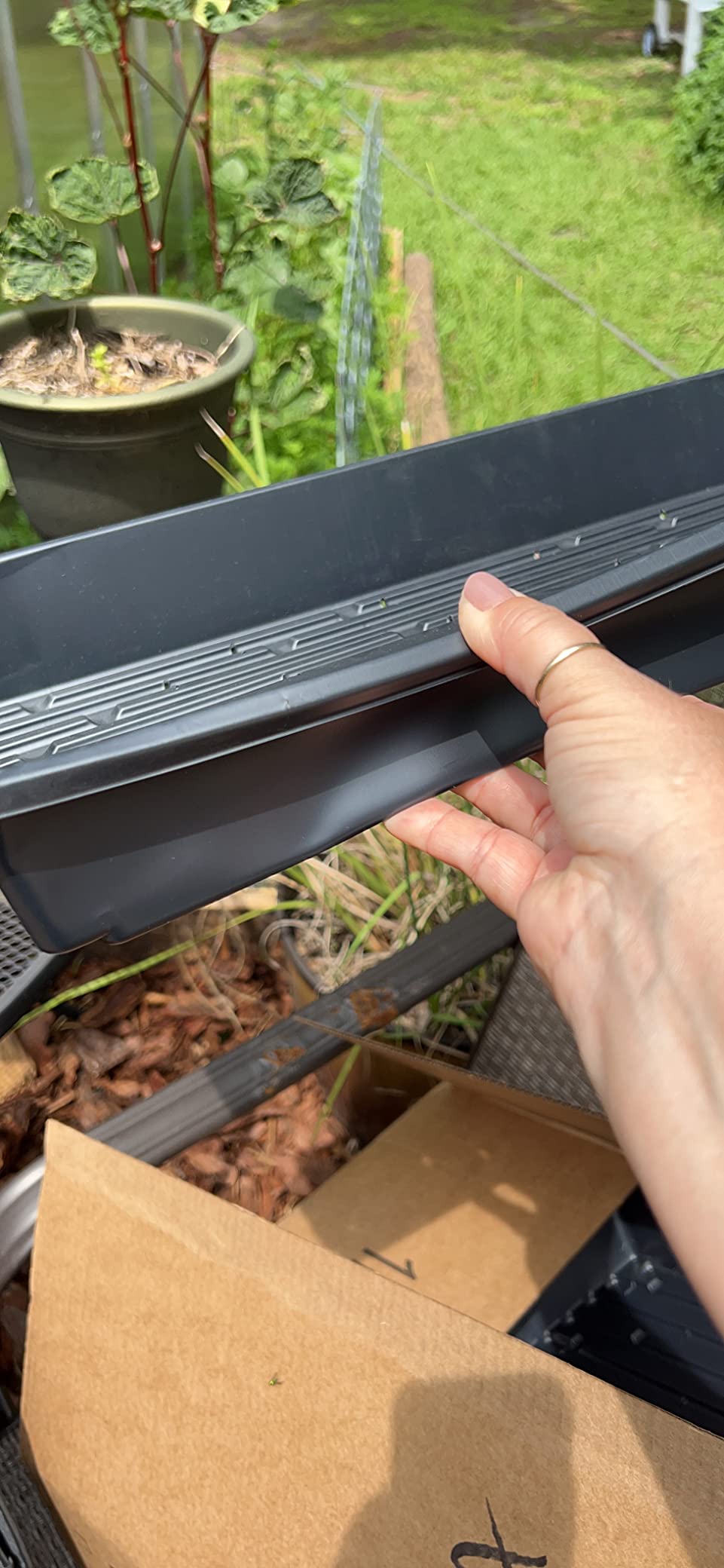 Handy Pantry 10-Pack 1020 Garden Growing Trays with Drain Holes - 10