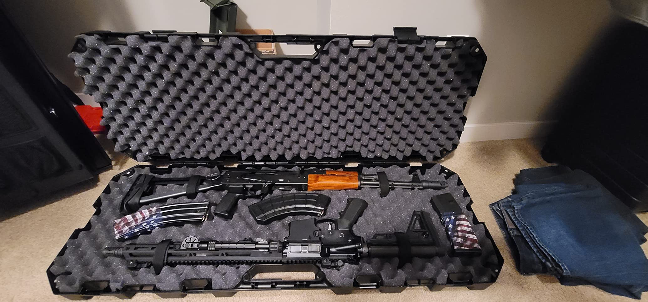 MTM RC42T Tactical Rifle Case 42, Snap Latches, High-Impact Plastic, USA Made, Black customer photo 2