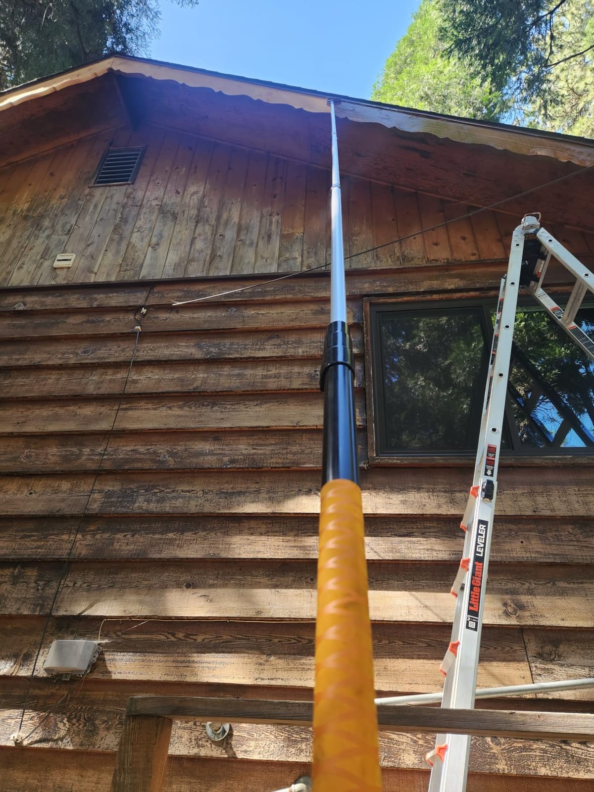 5-24 ft Long Telescopic Extension Pole, Multi-Purpose Extendable Pole customer photo 2
