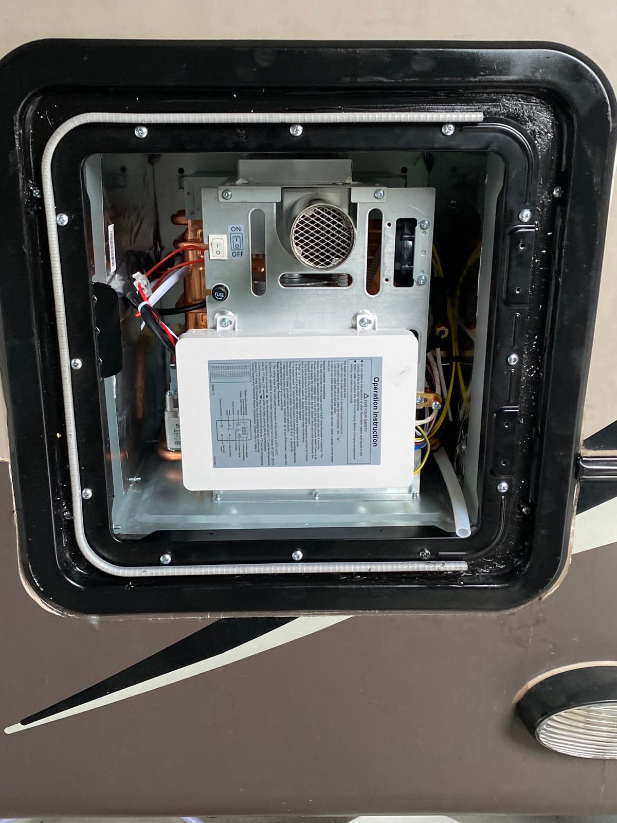 RecPro RV Tankless Gas Water Heater | 42,000 BTU | Black customer photo 2