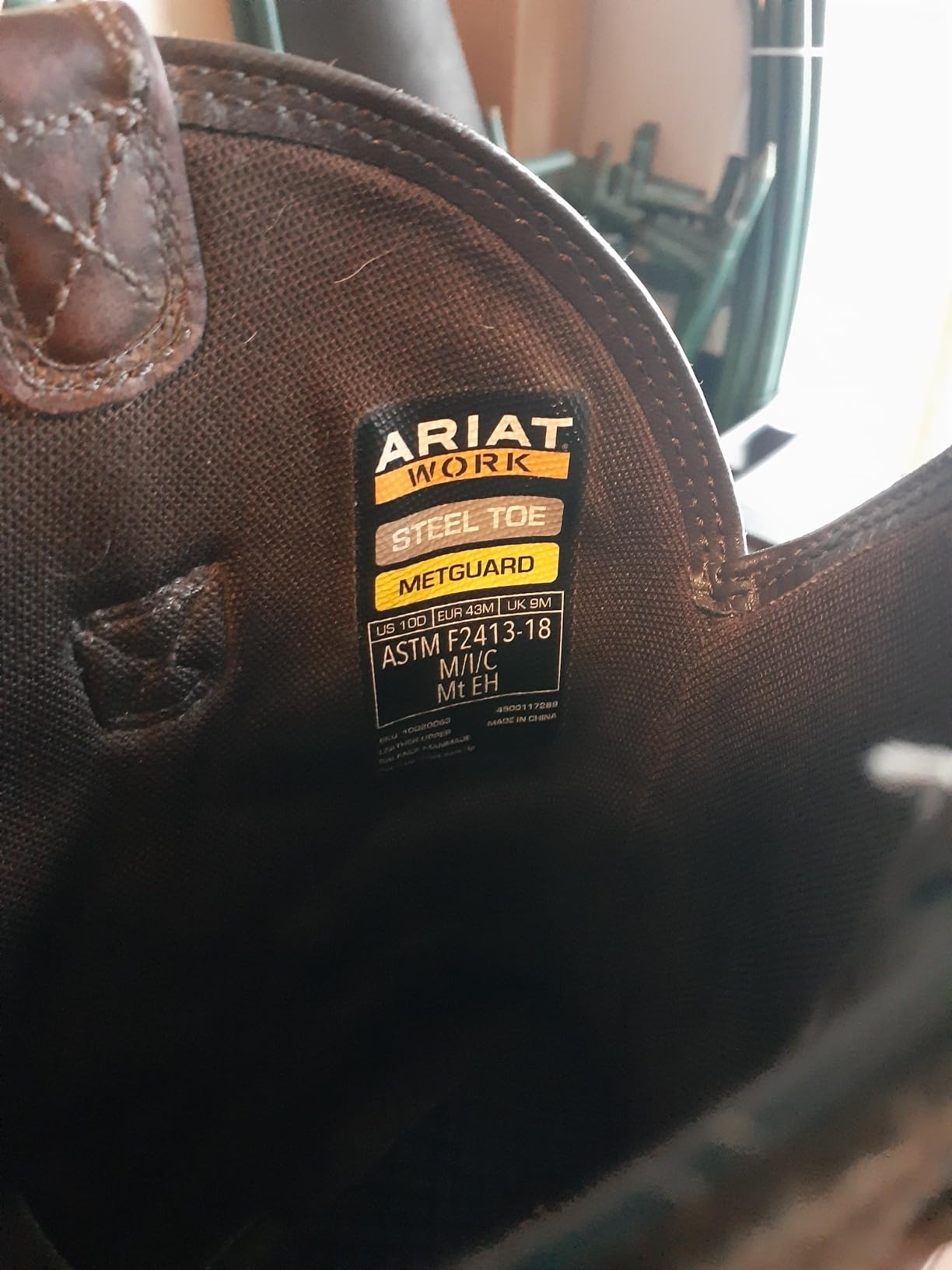 ARIAT Men's Power Support Insole, Wide Square Toe, Arch Support, 10.5 customer photo 1