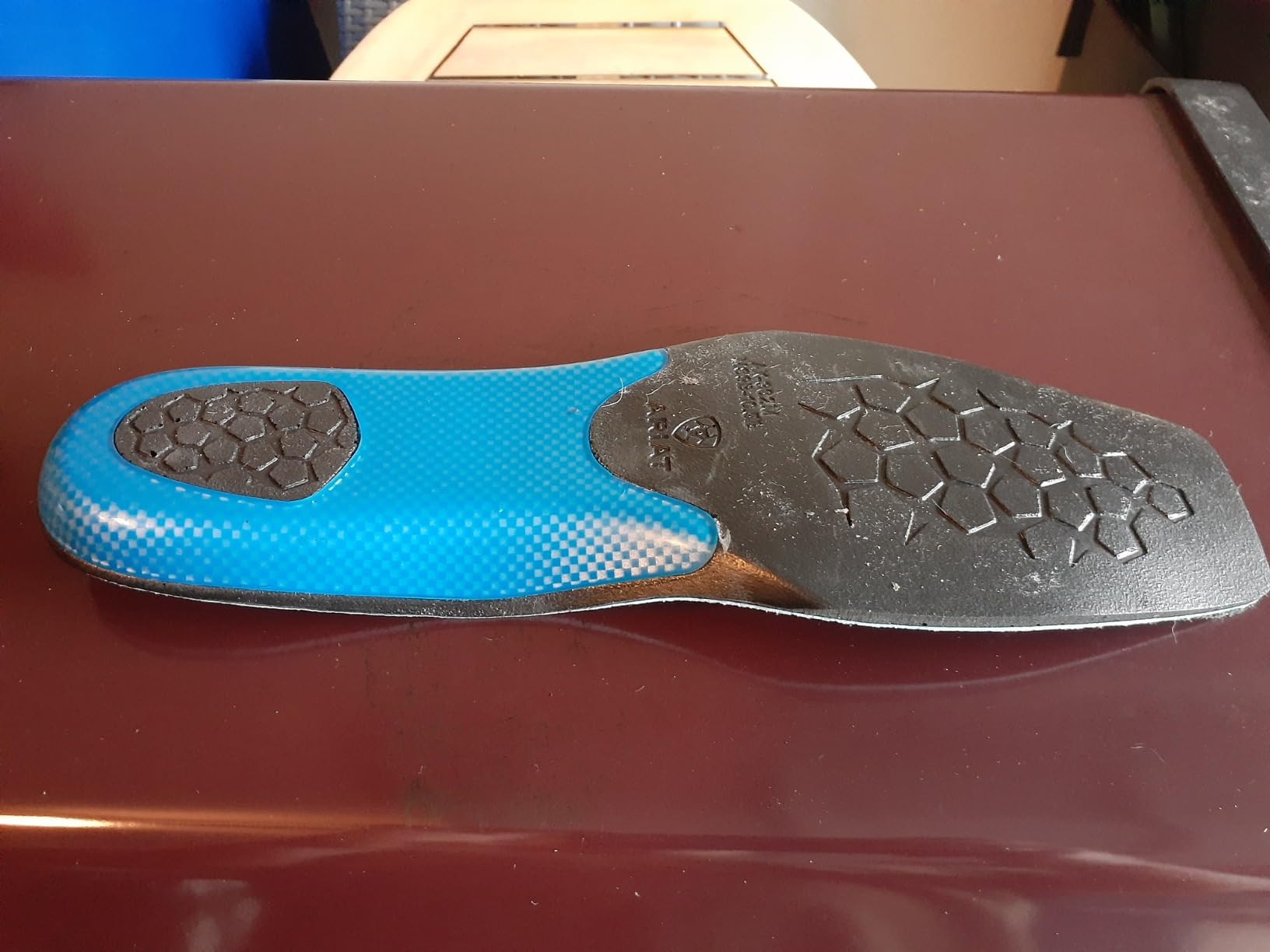 ARIAT Men's Power Support Insole, Wide Square Toe, Arch Support, 10.5 customer photo 2