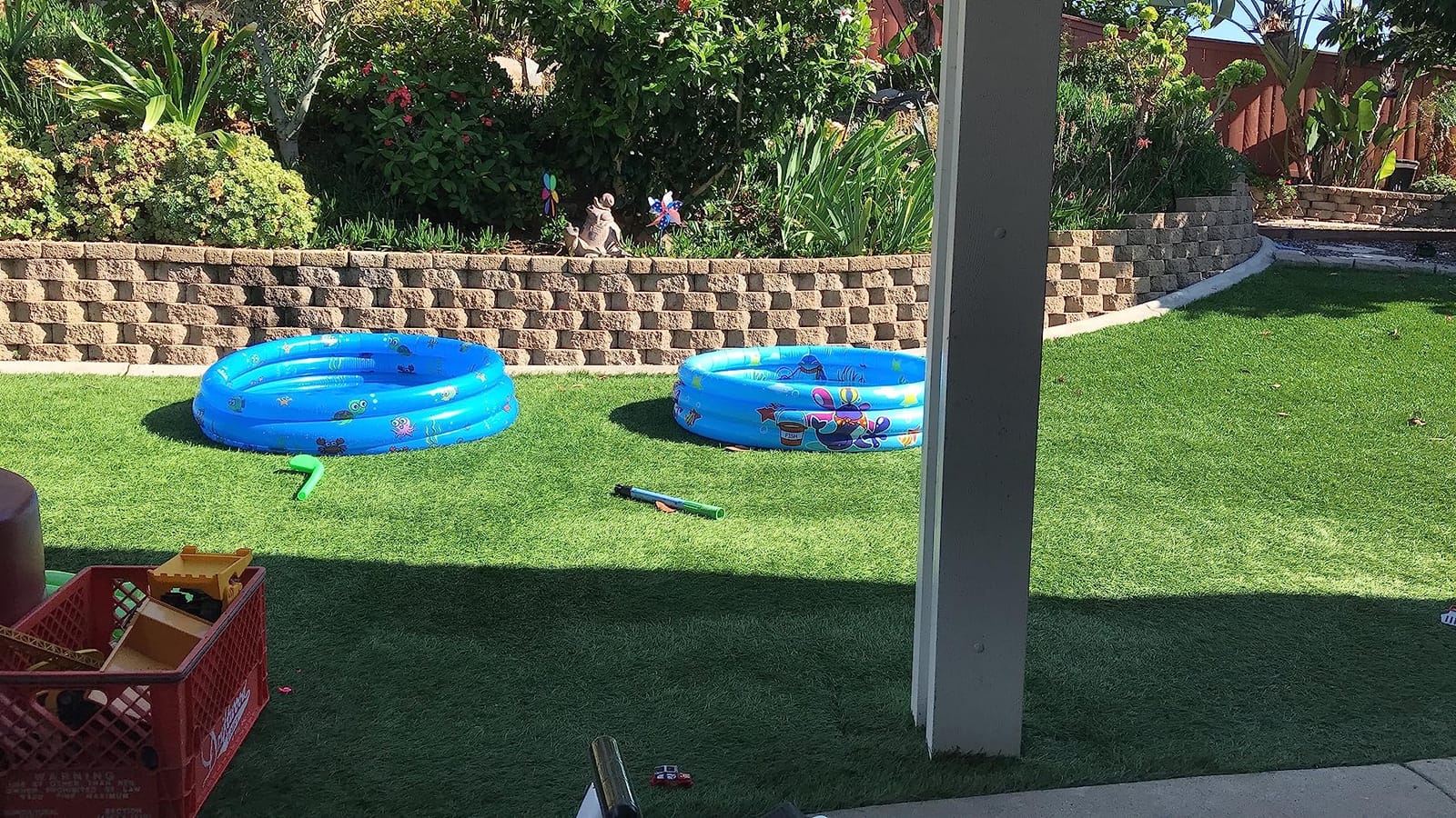 3 Rings Kiddie Pool for Toddler, 48”X12”,Kids Swimming Pool, Inflatable Baby Ball Pit Pool, Small Infant Pool (Blue) customer photo 1