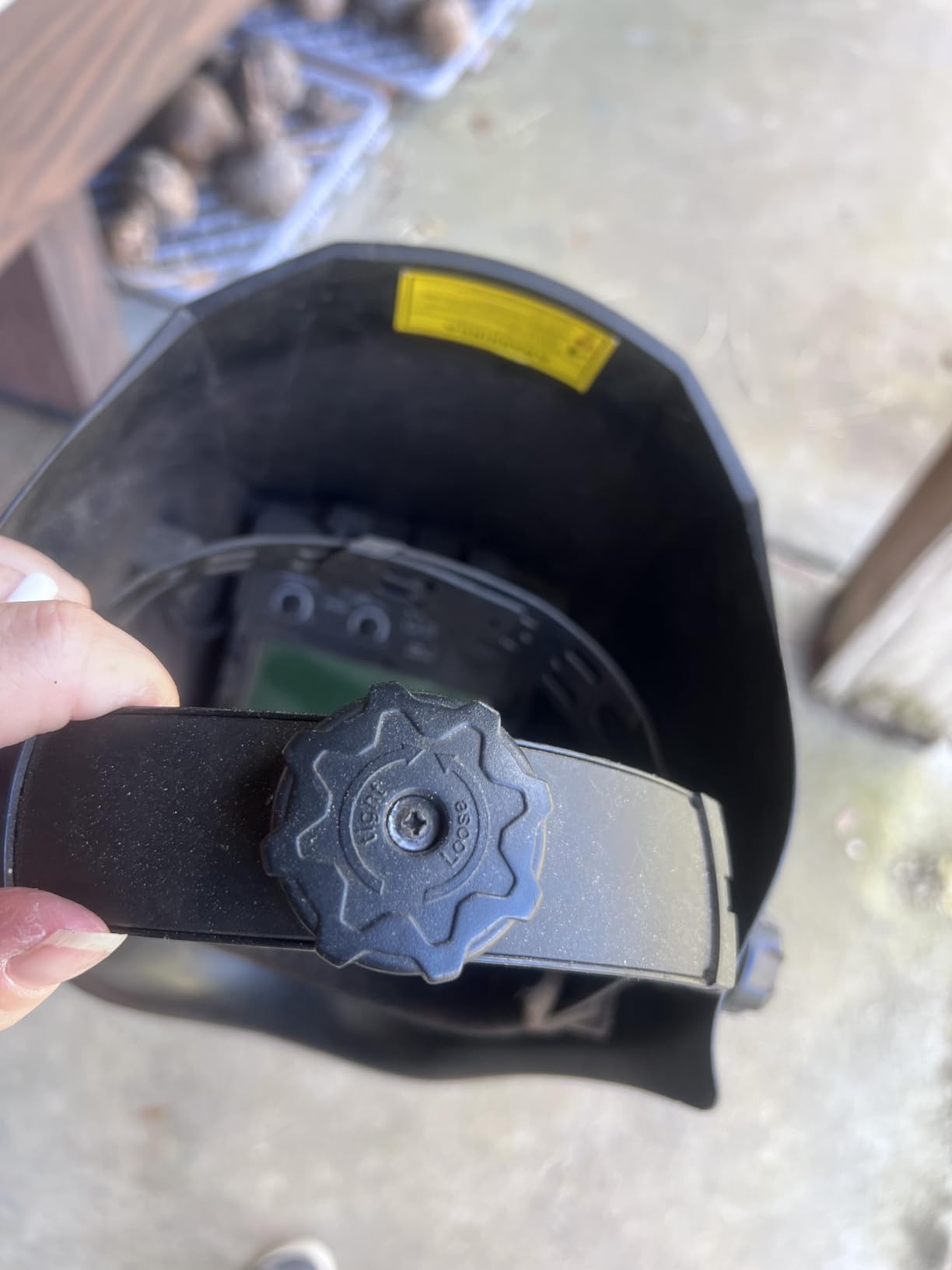 TOOLIOM Auto Darkening Solar Powered Welding Helmet for TIG MIG ARC customer photo 2