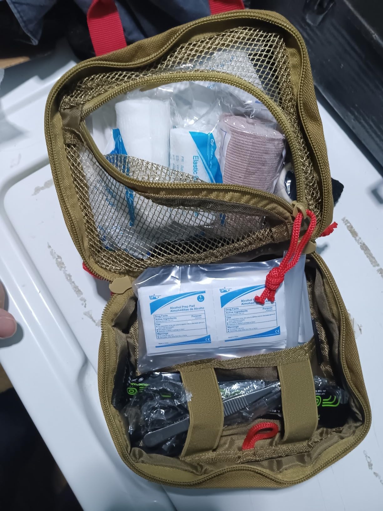 Everlit 180 Pieces Tactical First Aid Kit IFAK Molle EMT Pouch Outdoor Camping Emergency Kits for for Camping Boat Hunting Hiking Home Car Earthquake and Adventures customer photo 2