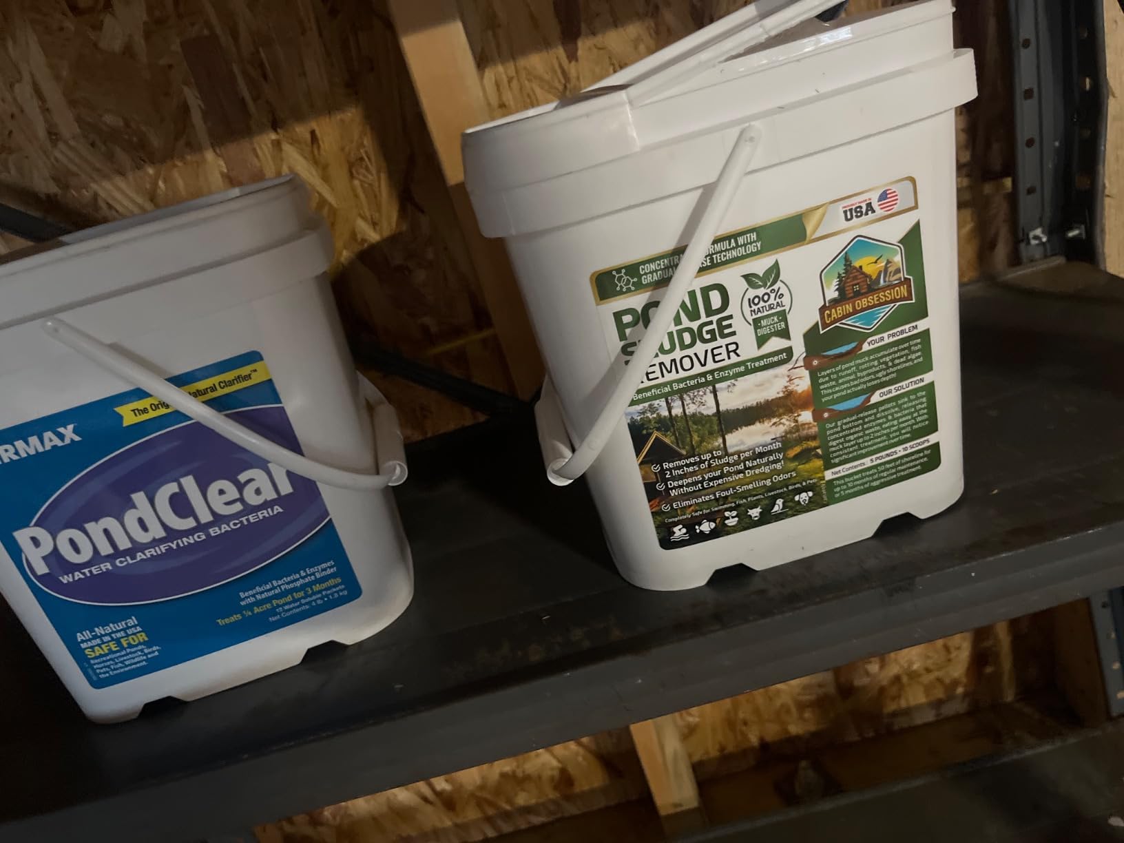 Pond Sludge Remover – 5 Pounds Beneficial Pond Bacteria & Enzyme Treatment - 100% Natural Muck Digester – Safe for All Aquatic Life and Recreation - Made in The USA customer photo 1