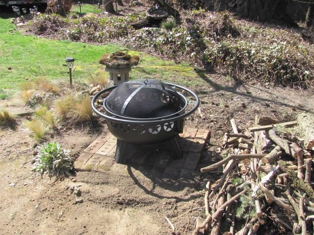 Hykolity 2 in 1 Fire Pit with Grill, Large 31