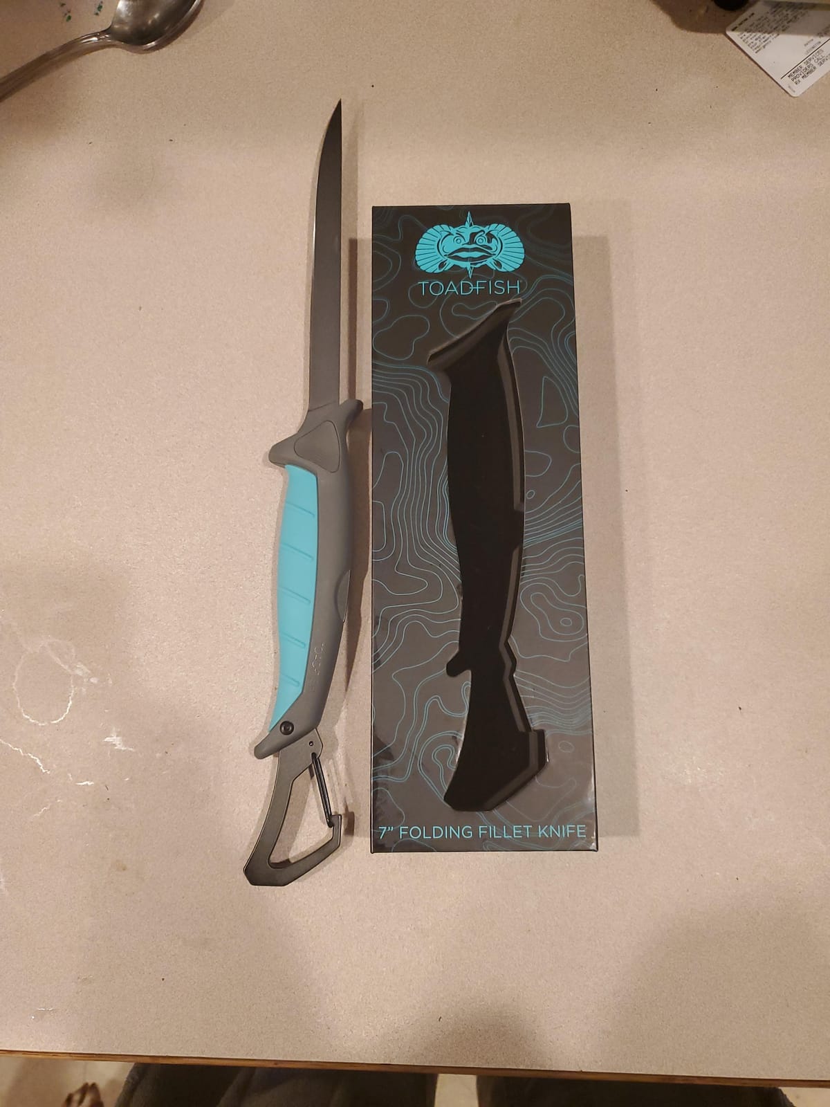 Toadfish Stowaway Folding Fillet Knife, 7 in, Saltwater Fish Knife customer photo 2