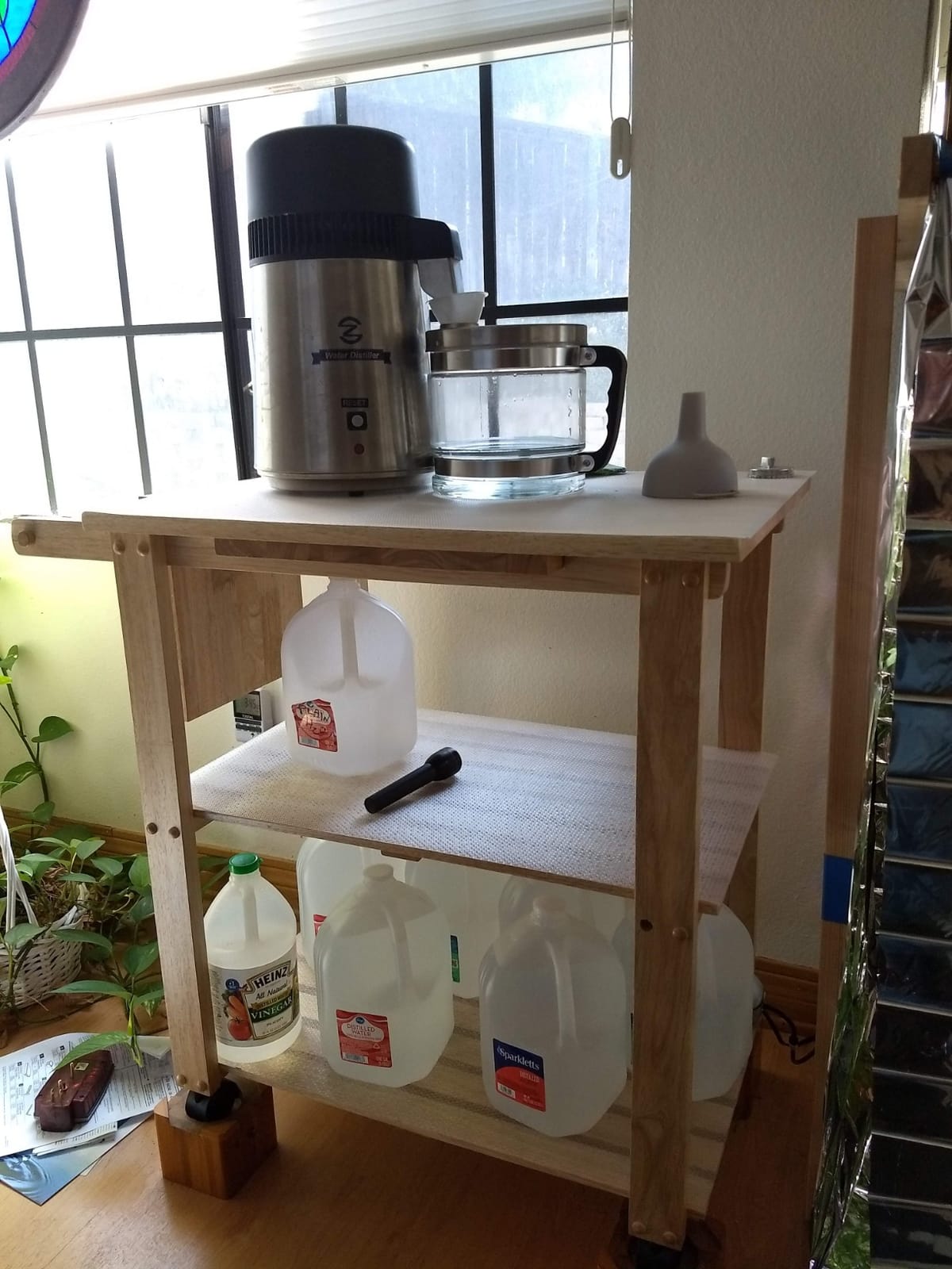 CO-Z 6L Water Distiller, Larger 1.6 Gal Countertop Home Distillers, Distilling Pure Water Machine for Home Table Desktop, Distilled Water Making Machine, Water Purifier to Make Clean Water for Home | 900W, 0.34 gal/hr, stainless steel, auto shut-off, carbon packs, for home kitchen office dental clinic & lab customer photo 2
