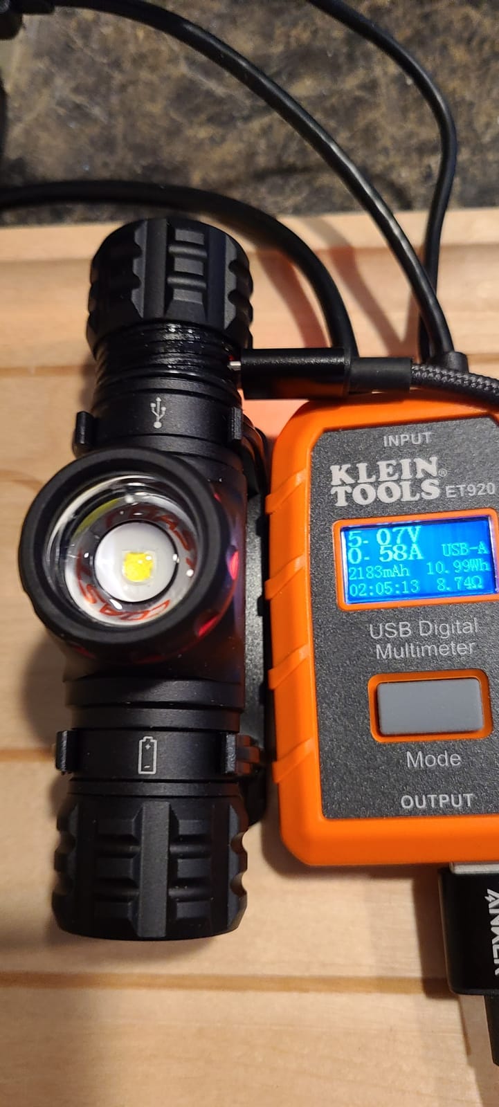 Coast XPH30R 1200 Lumen USB-C Rechargeable Headlamp with Twist Focus Beam and Magnetic Base, 4.37 oz. - Black customer photo 1