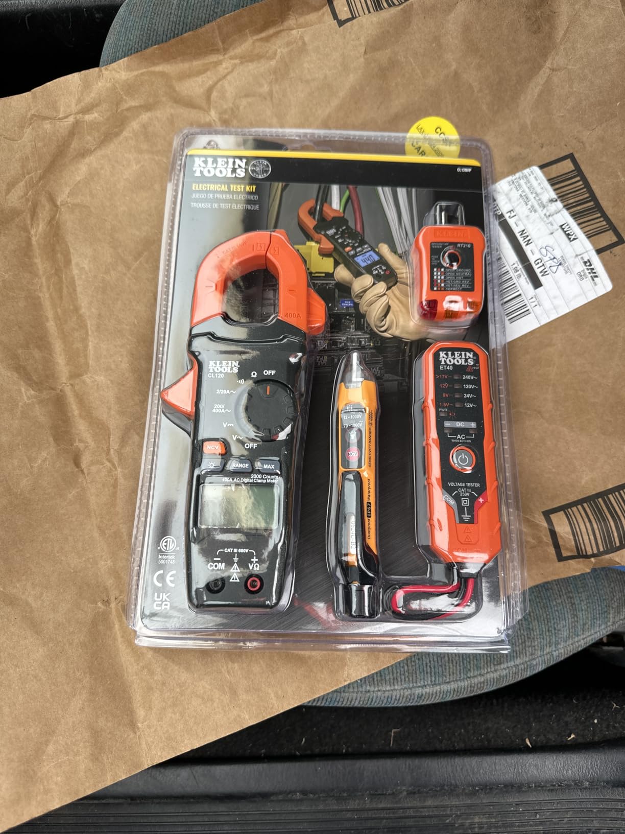 Klein Tools CL120VP Electrical Voltage Test Kit with Clamp Meter customer photo 1