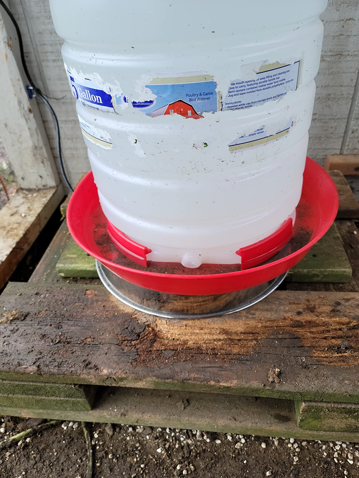 H&G lifestyles Chicken Water Heater Base, Heated Chicken Waterer 13 Inches customer photo 1