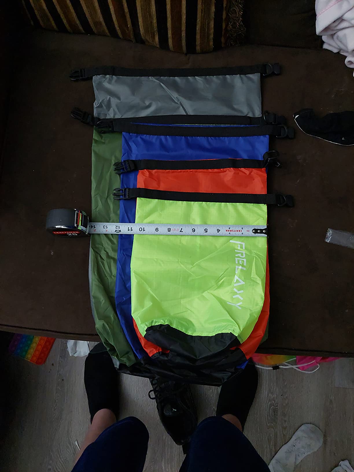 Frelaxy Dry Bag 5 Pack, Ultralight Waterproof Dry Sack for Outdoor Use customer photo 1