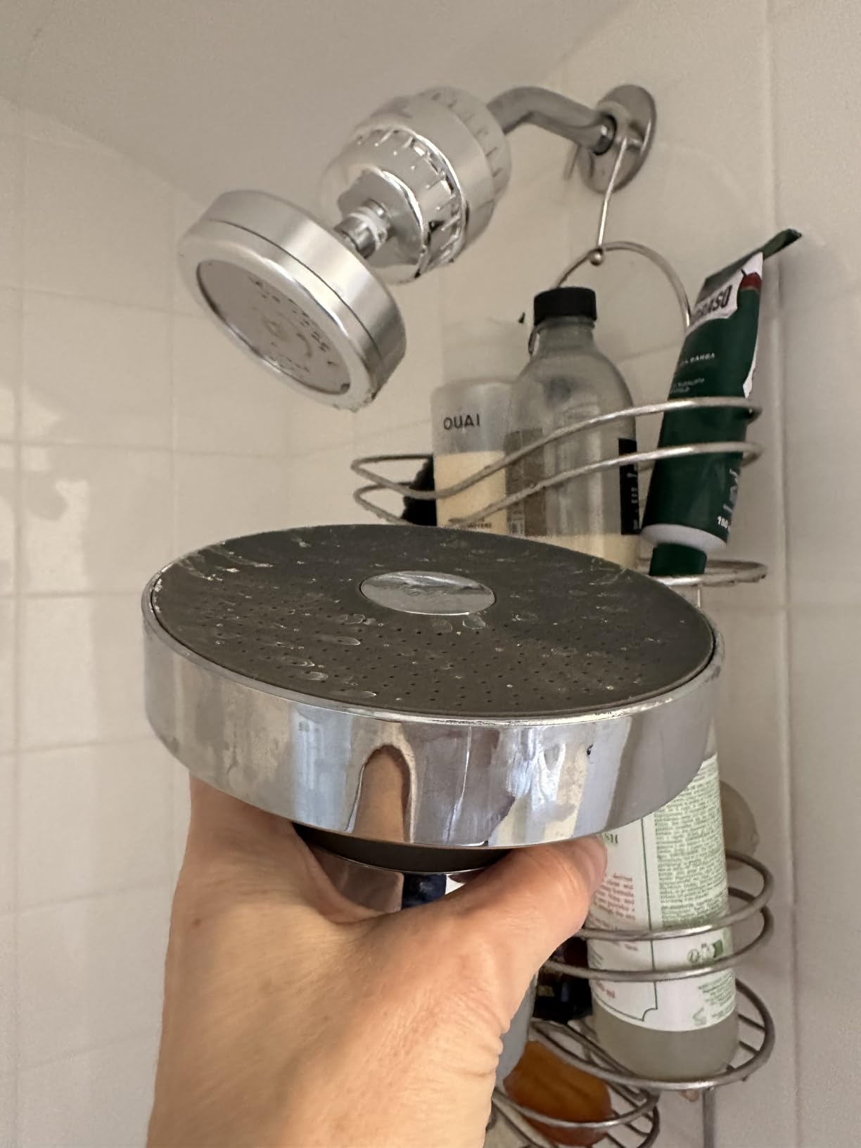 AquaHomeGroup Filtered Shower Head, 20+3 Stage, Reduces Chlorine, Chrome customer photo 1