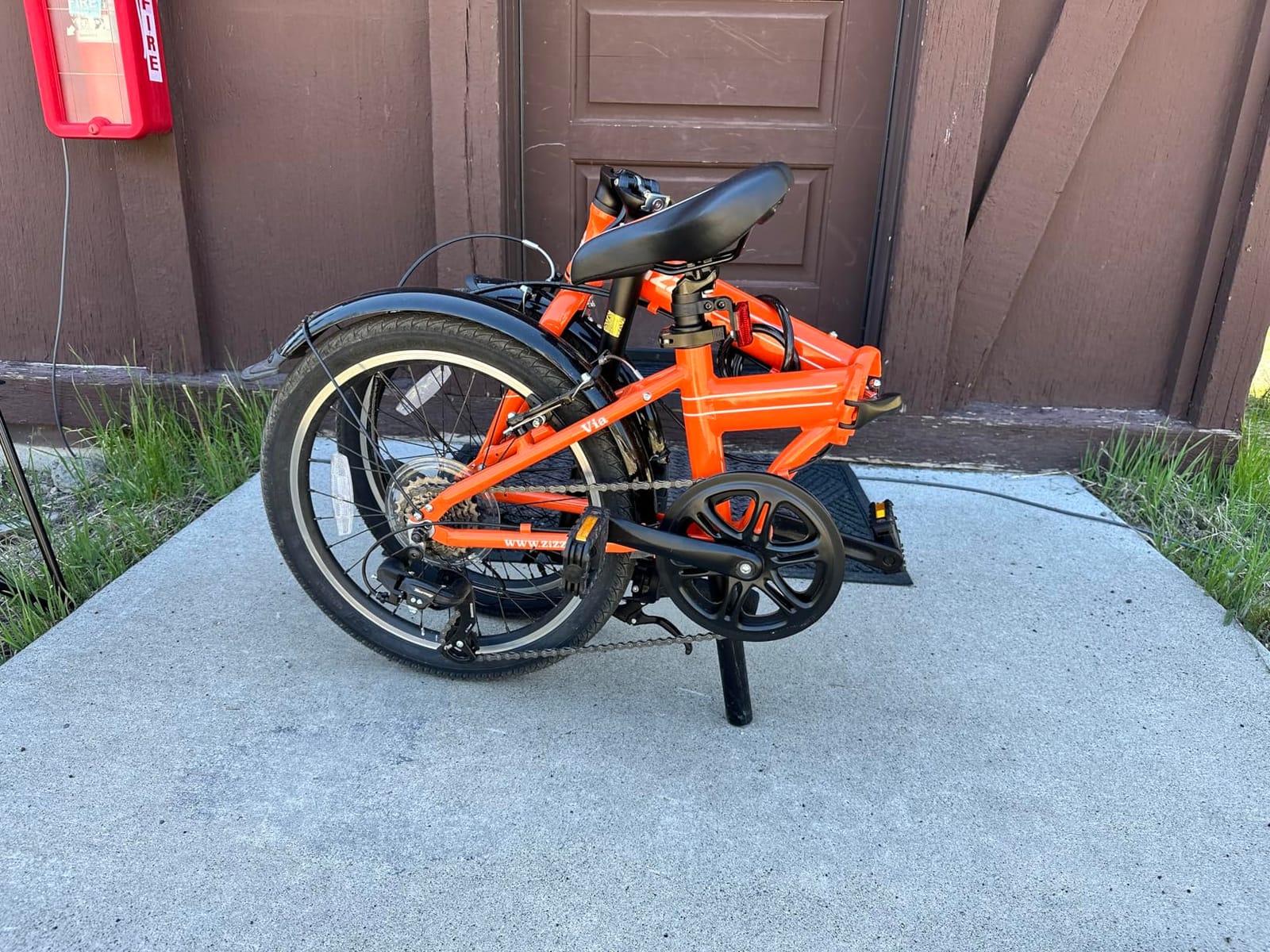 ZiZZO Via 20” Folding Bike-Lightweight Aluminum Frame Genuine Shimano 7-Speed 26lb customer photo 2
