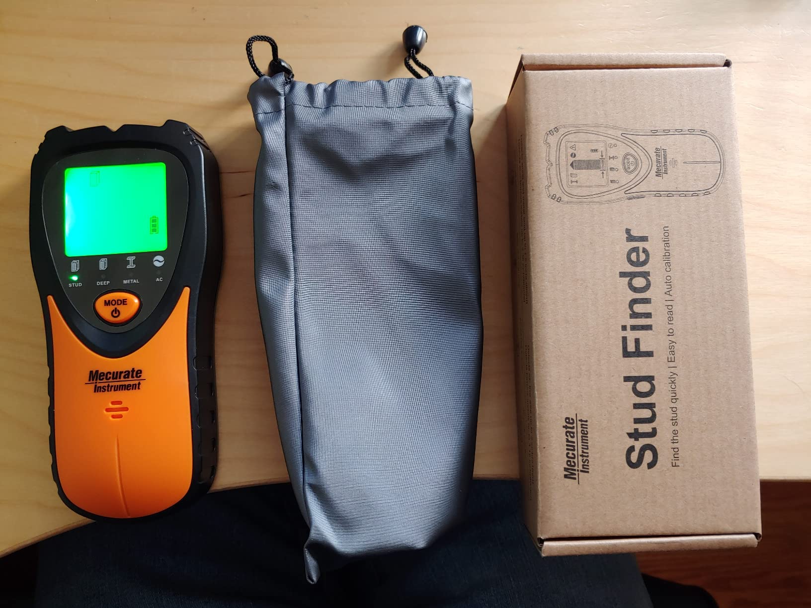 Mecurate 5-in-1 Stud Finder Wall Scanner for Studs, Metal & Live AC Wires customer photo 2