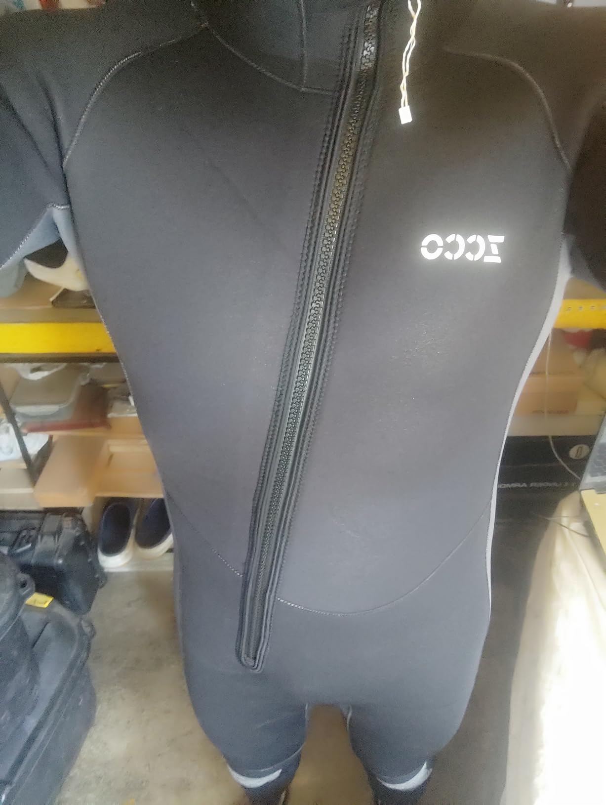 ZCCO Men's 5mm Neoprene Wetsuit - Ultra Stretch Full Body Diving Suit with Front Zip for Snorkeling, Scuba Diving, Swimming and Surfing customer photo 1