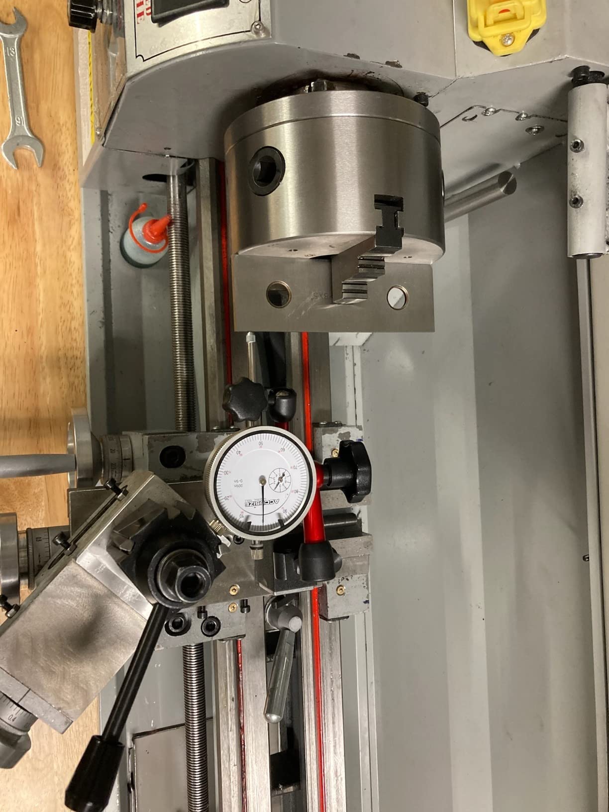 VEVOR Metal Lathe 8.7 x 29.5 Inch/220 x 750MM Mini Metal Lathe 1.1KW Infinitely Variable Speed Mini Lathe Machine LED Screen for Counter Face Turning Driling customer photo 1