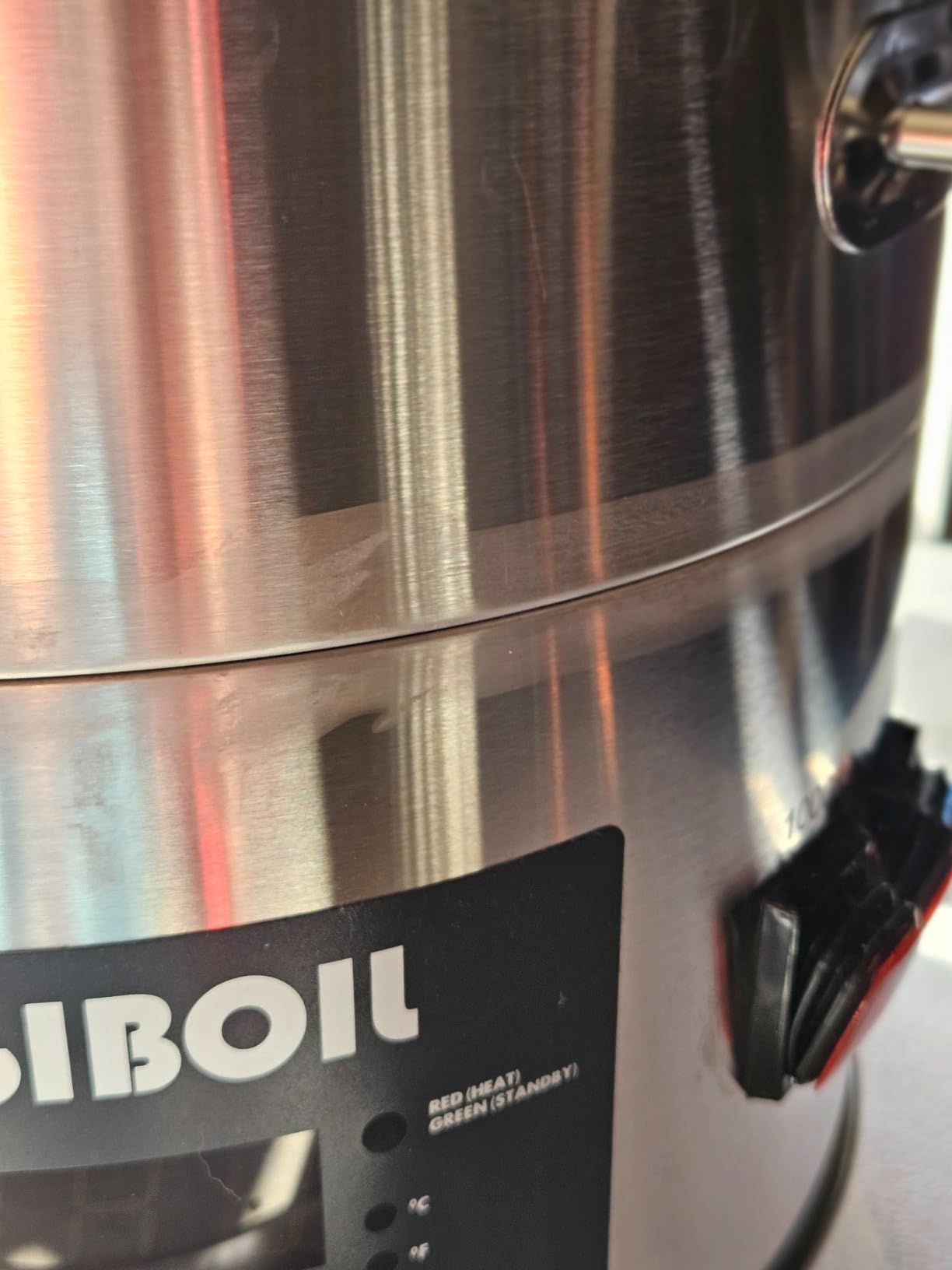 KegLand DigiBoil Electric Kettle - 35 Liters / 9.25 Gallons (110V), 1500W Power, Digital Temperature Control, Stainless Steel, Beer Brewing Machine, Water Heater, Compatible for Distillation(BE501) customer photo 2
