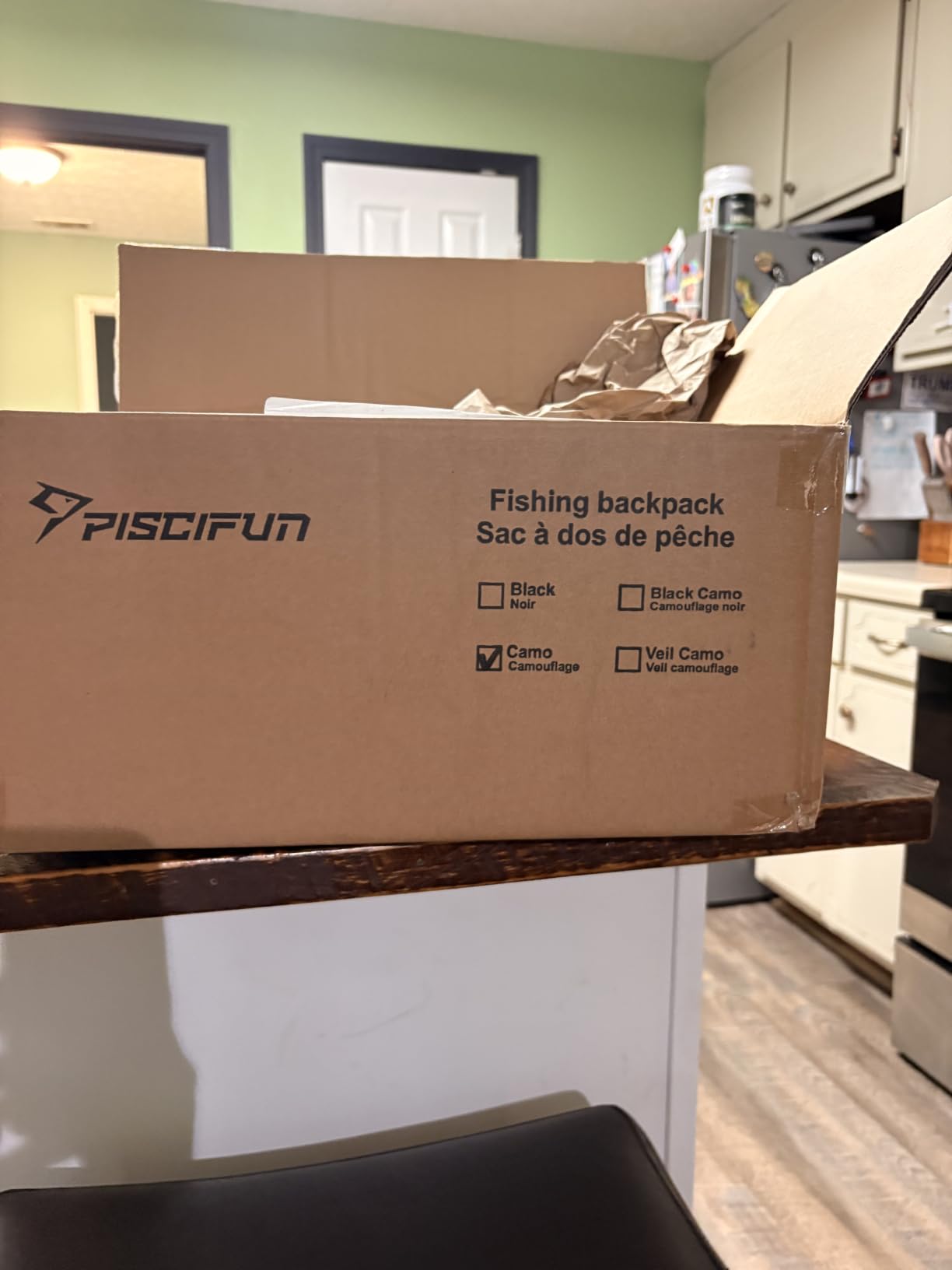Piscifun Fishing Tackle Backpack, 42L Rod & Box Carrier, Waterproof customer photo 1