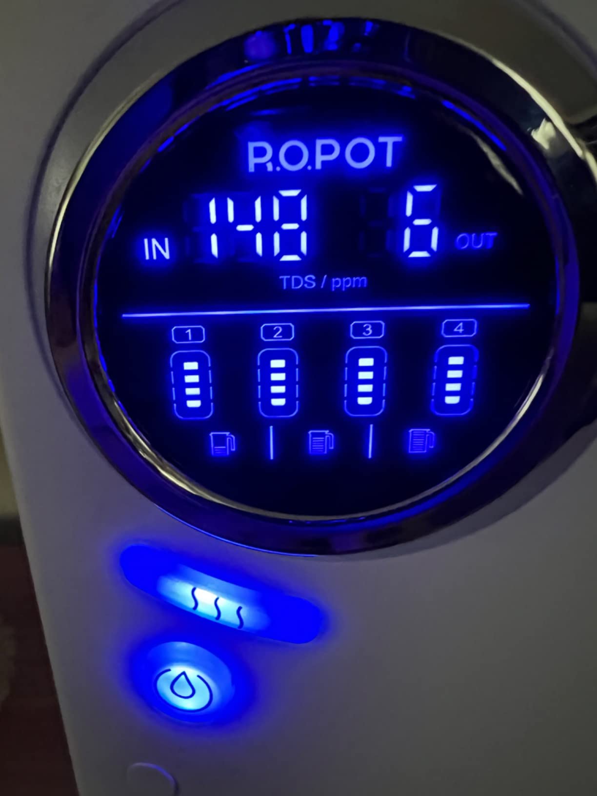 Bluevua RO100ROPOT Countertop Reverse Osmosis Water Filter System customer photo 2