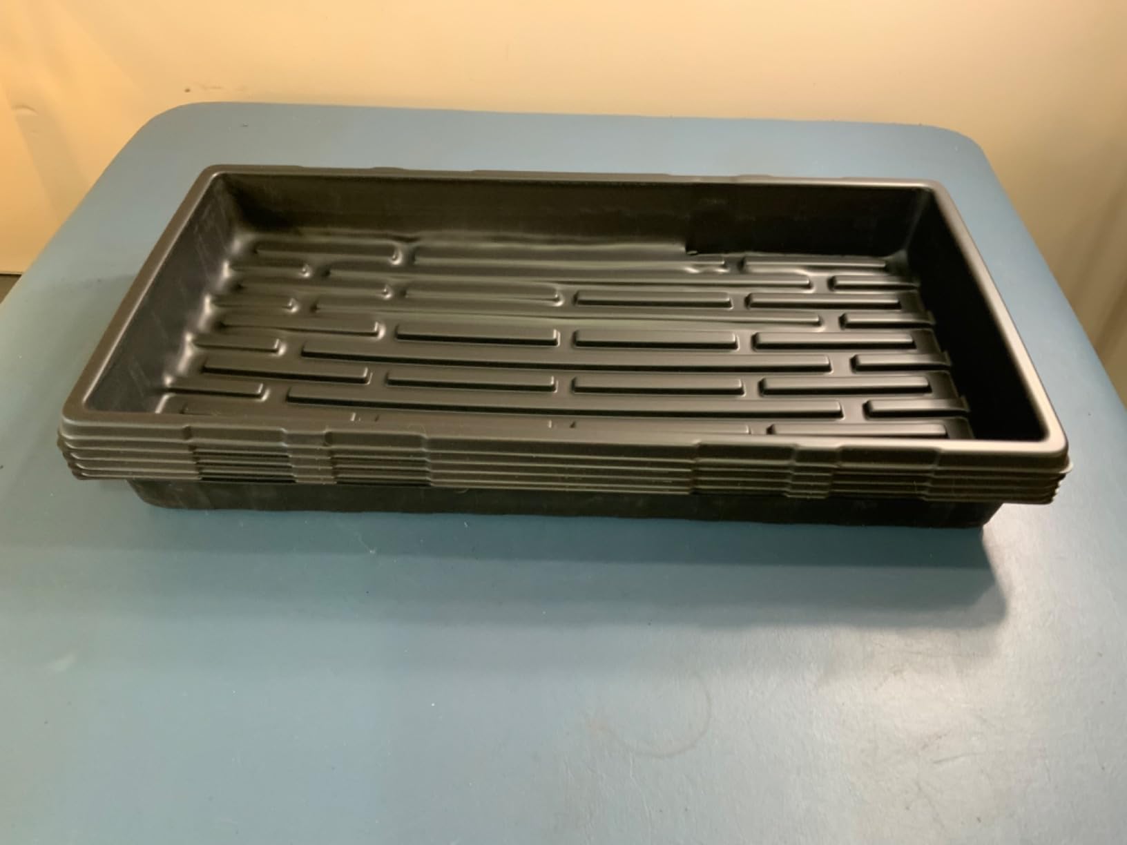 RooTrimmer 10 Pack 1020 Trays, Extra Thick Heavy Duty Seed Starting Trays - No Holes, No Leak, Reusable Propagation Flats for Microgreens, Seedlings, Plant Germination, Fodder and Transplant customer photo 1