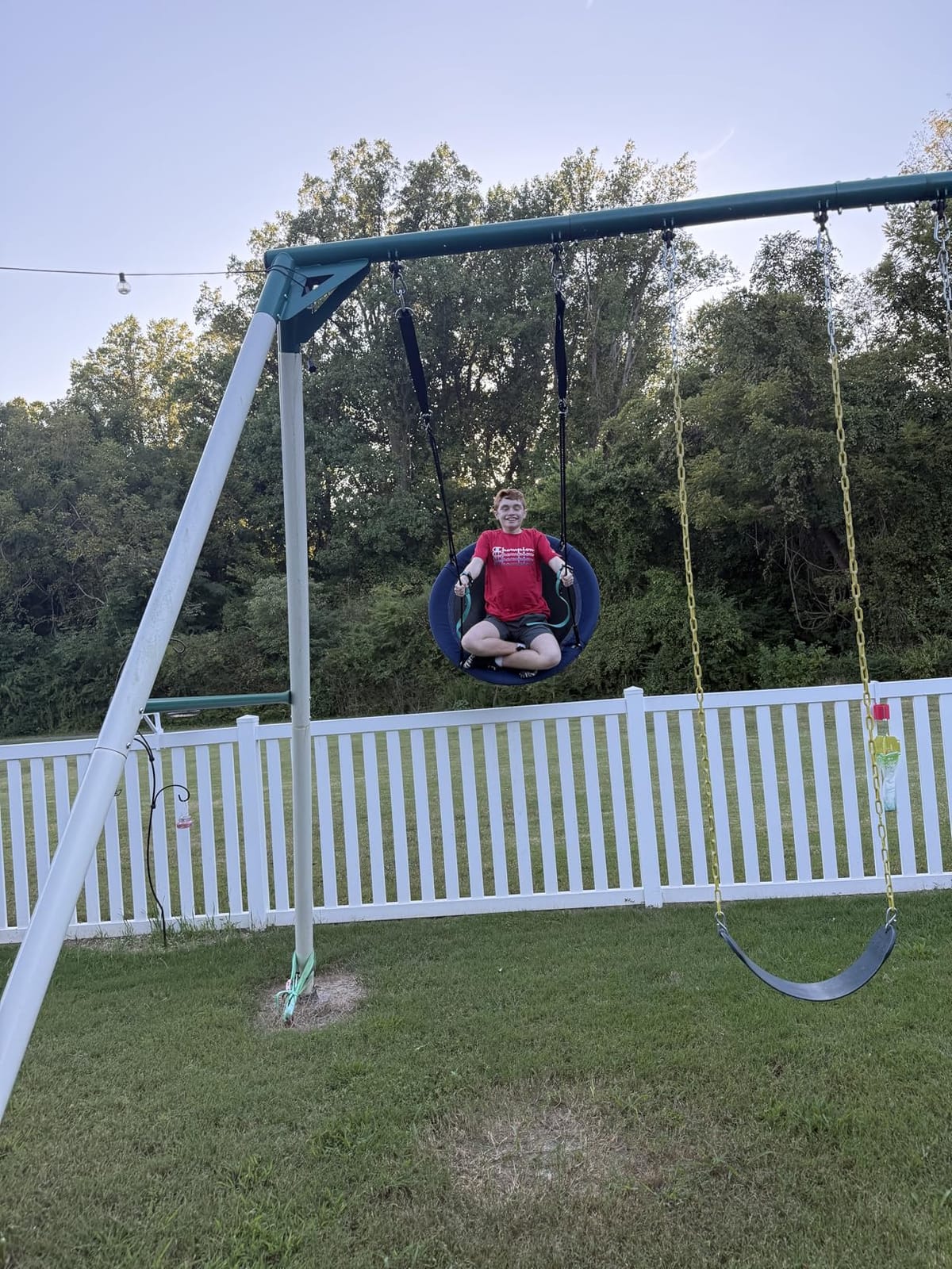 Hapfan 9.5ft Tall Swing Sets for Backyard for Big Kids & Adults (Patented) customer photo 1