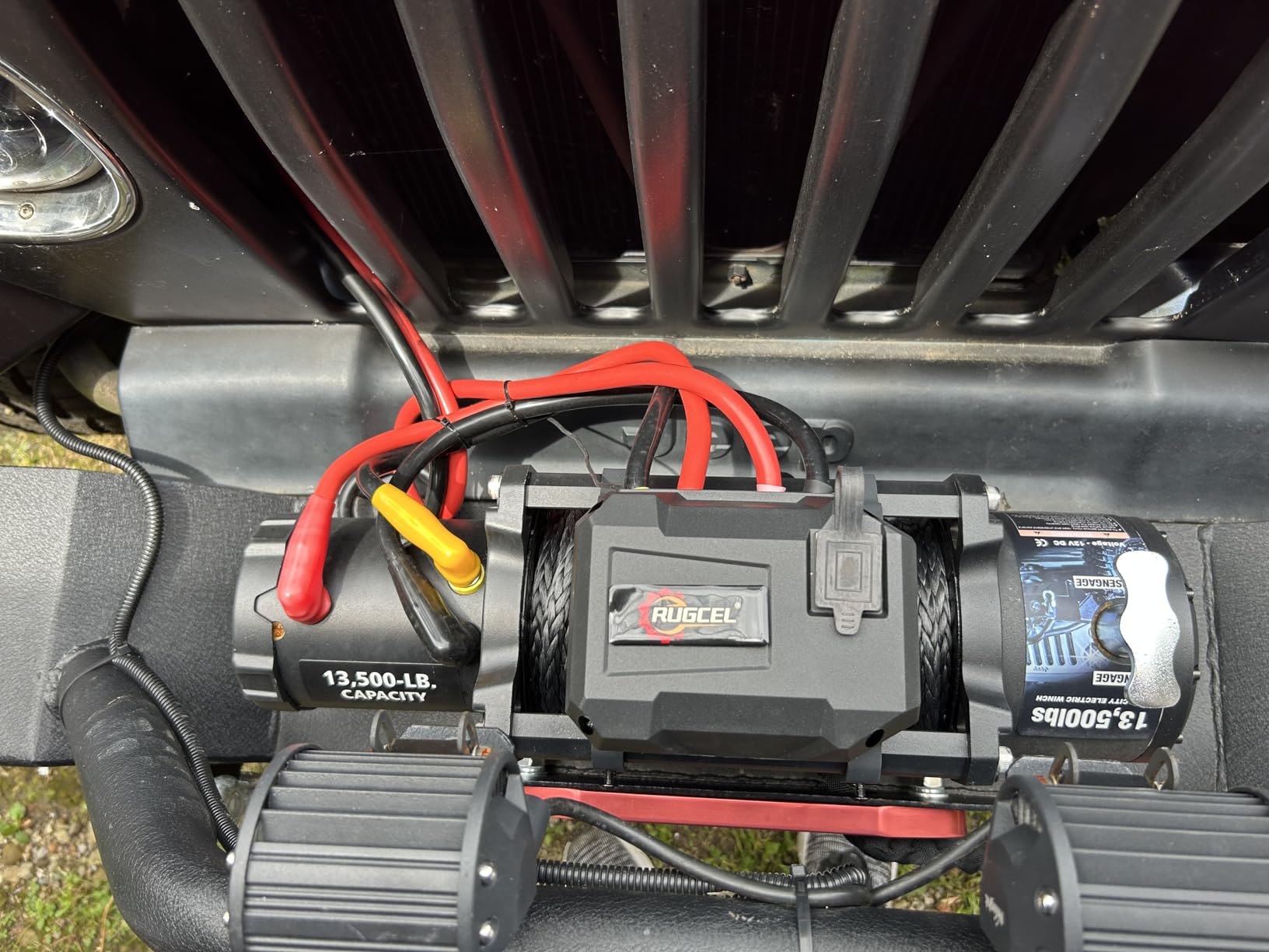 RUGCEL WINCH 13500lb 12V Electric Synthetic Rope Winch customer photo 1