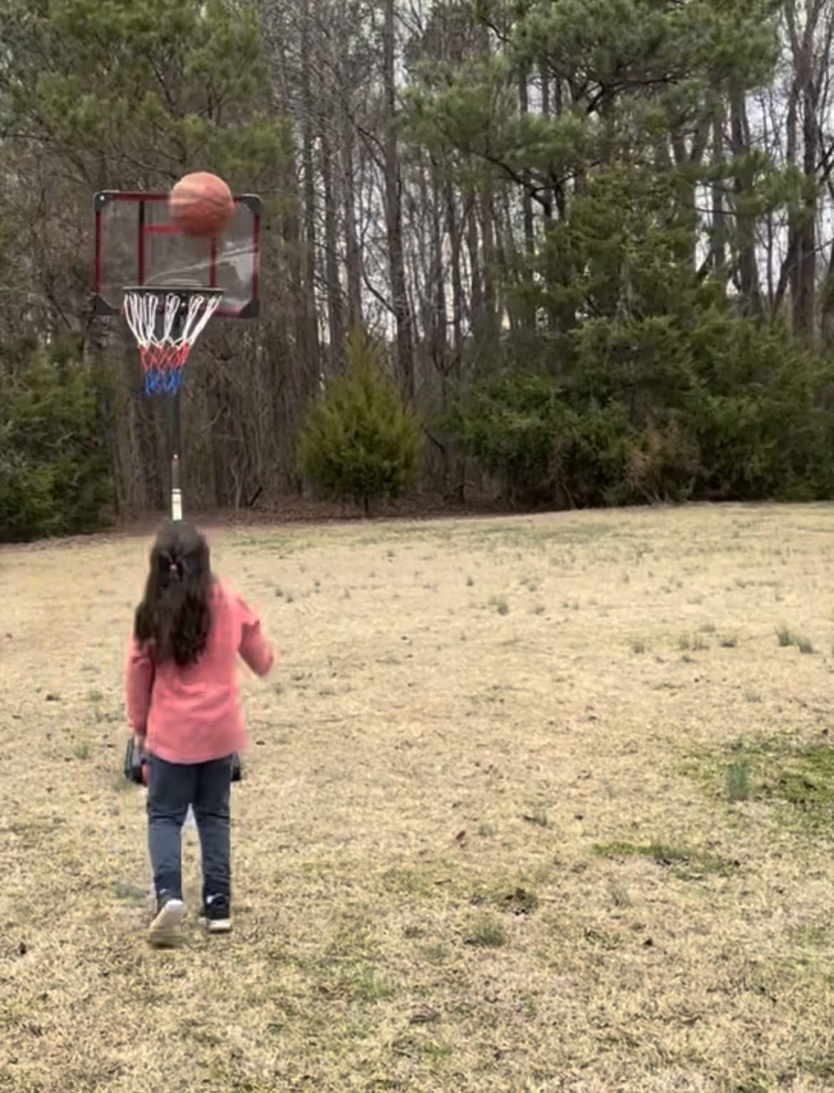 Best Choice Products Kids Height-Adjustable Basketball Hoop System, Portable Game w/Wheels, Fillable Base, 70.5in to 82.3in Height customer photo 1