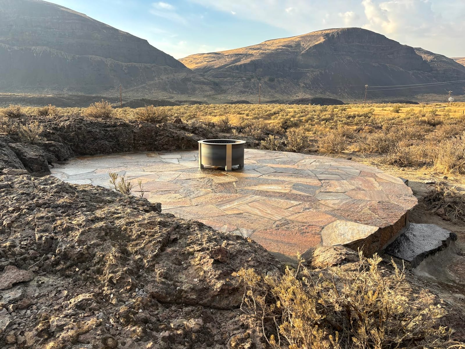 Breeo X Series 24 - Corten Steel Smokeless Fire Pit for Outside - 27.5 in customer photo 2