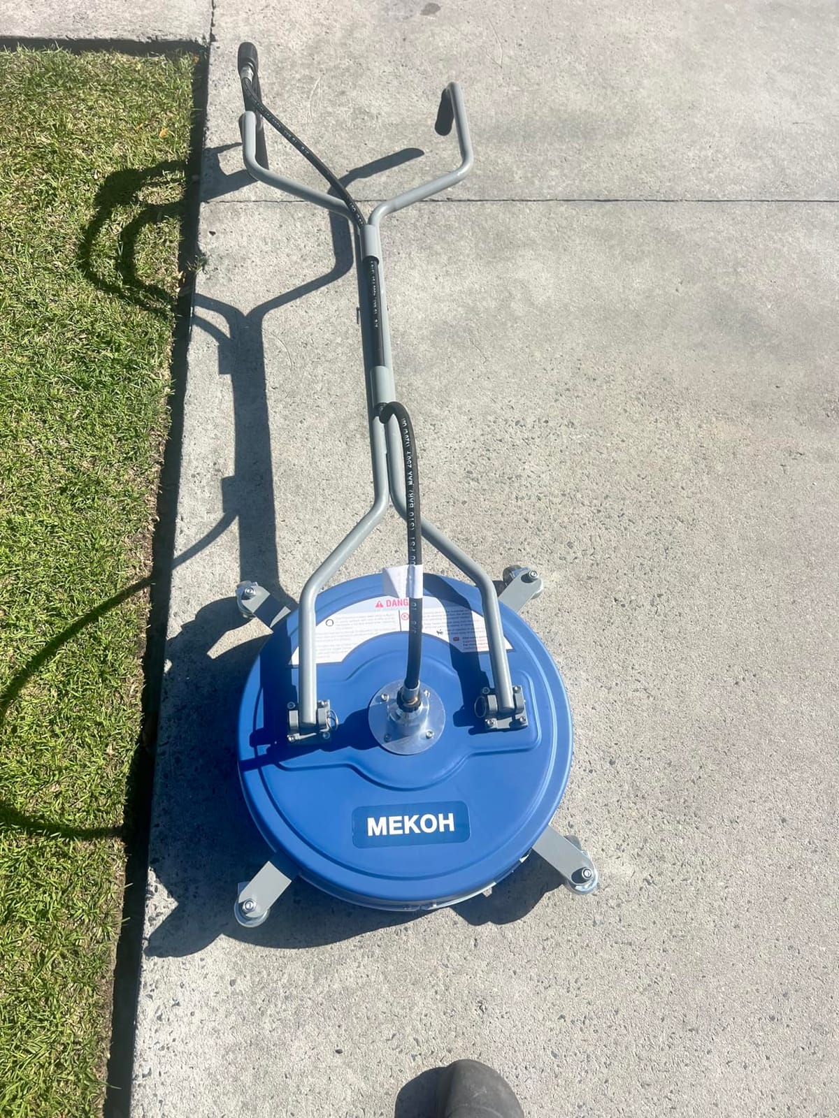 MEKOH 20” Heavy-Duty Pressure Washer Surface Cleaner with Wheels, 4500PSI customer photo 1