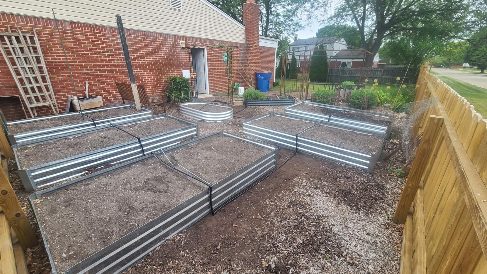 2-Pack Galvanized Raised Garden Bed 8x4x1ft customer photo 1