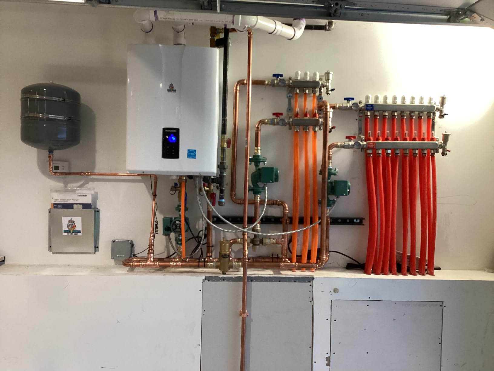 ABST PEX Manifold,5 Loop Stainless Steel Floor Radiant Heat Manifold Kit customer photo 2