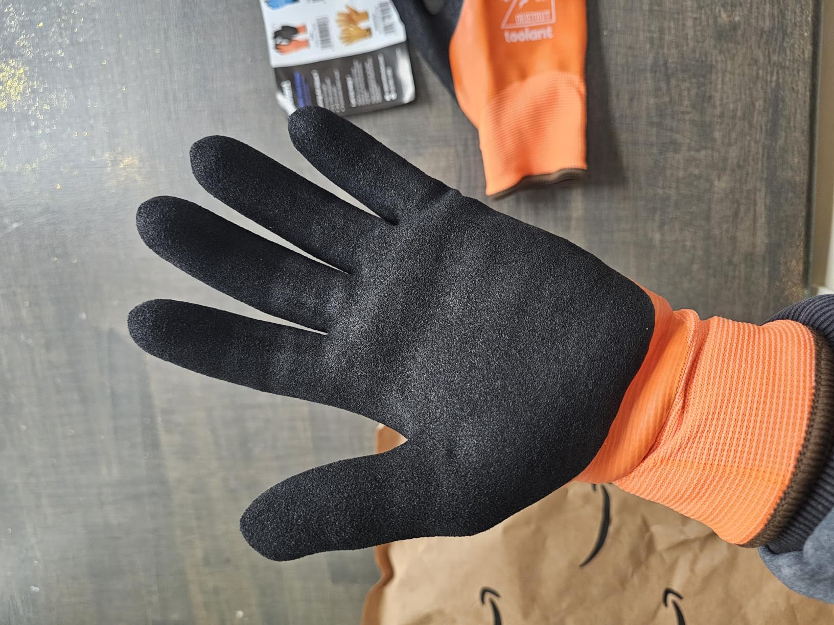 OriStout Waterproof Winter Work Gloves for Men and Women customer photo 1