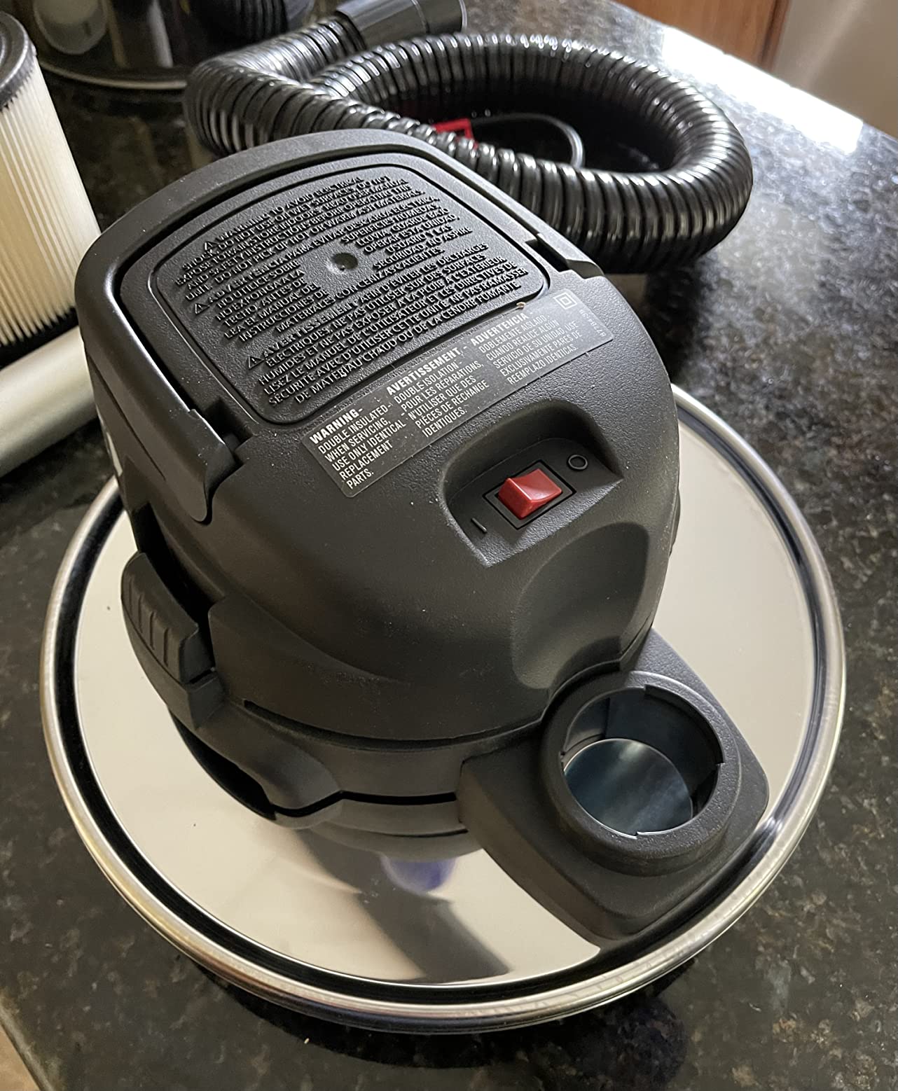 Shop-Vac 4 Gallon 2.0 Peak HP Ash Vacuum,7 Amps with HEPA Filter, 4040988 customer photo 1