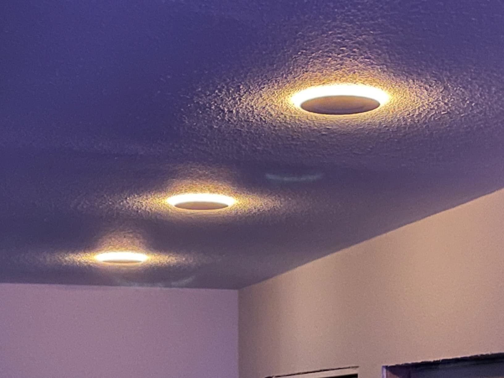 Amico 12 Pack 6 Inch 5CCT LED Recessed Ceiling Light with Night Light, 2700K/3000K/3500K/4000K/5000K Selectable Ultra-Thin Lighting, 12W=110W, 1100LM, Dimmable Canless Wafer Downlight ETL&FCC customer photo 2