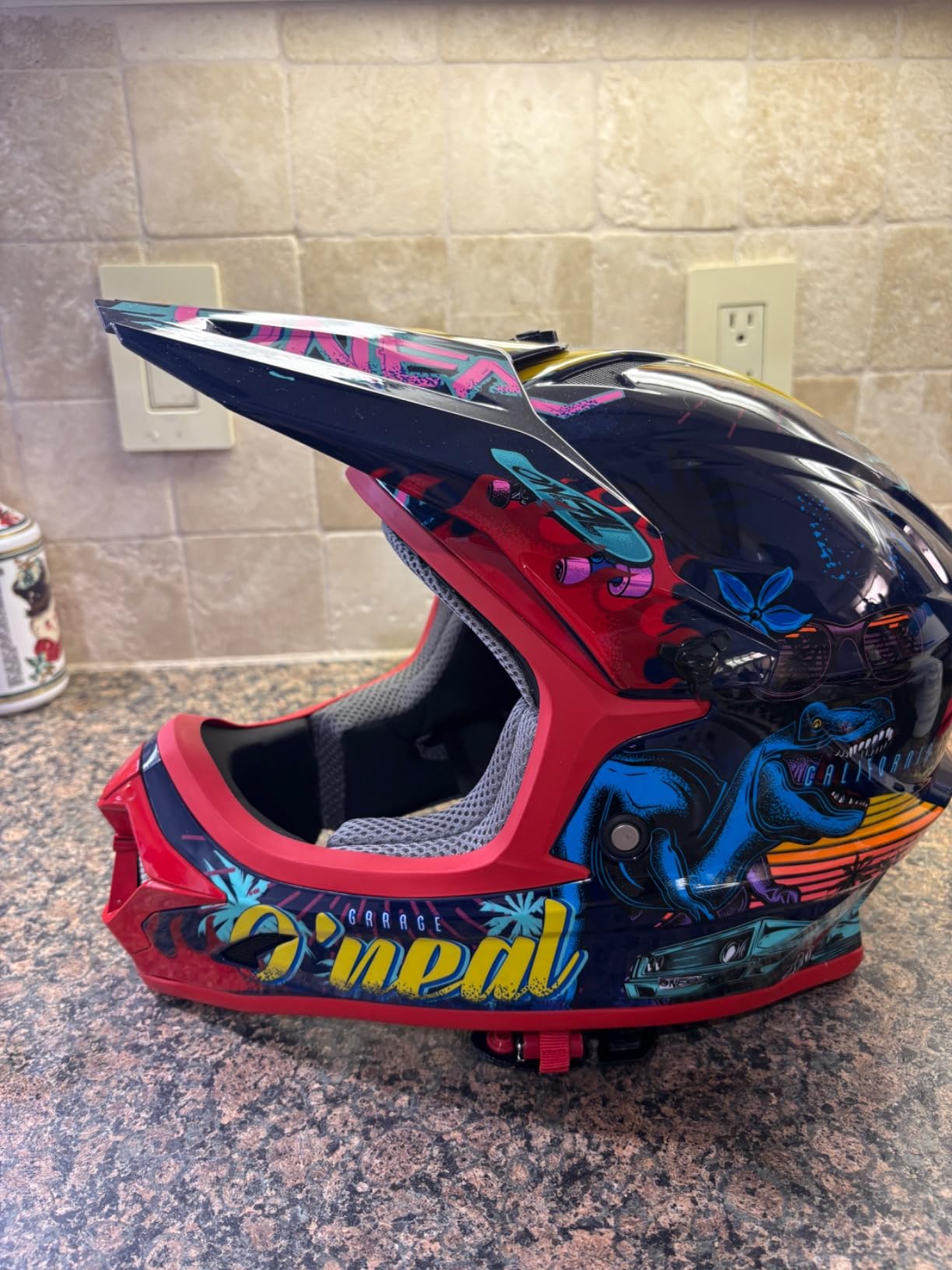 O'Neal 1 SRS Youth Helmet Black/Pink, LG customer photo 2