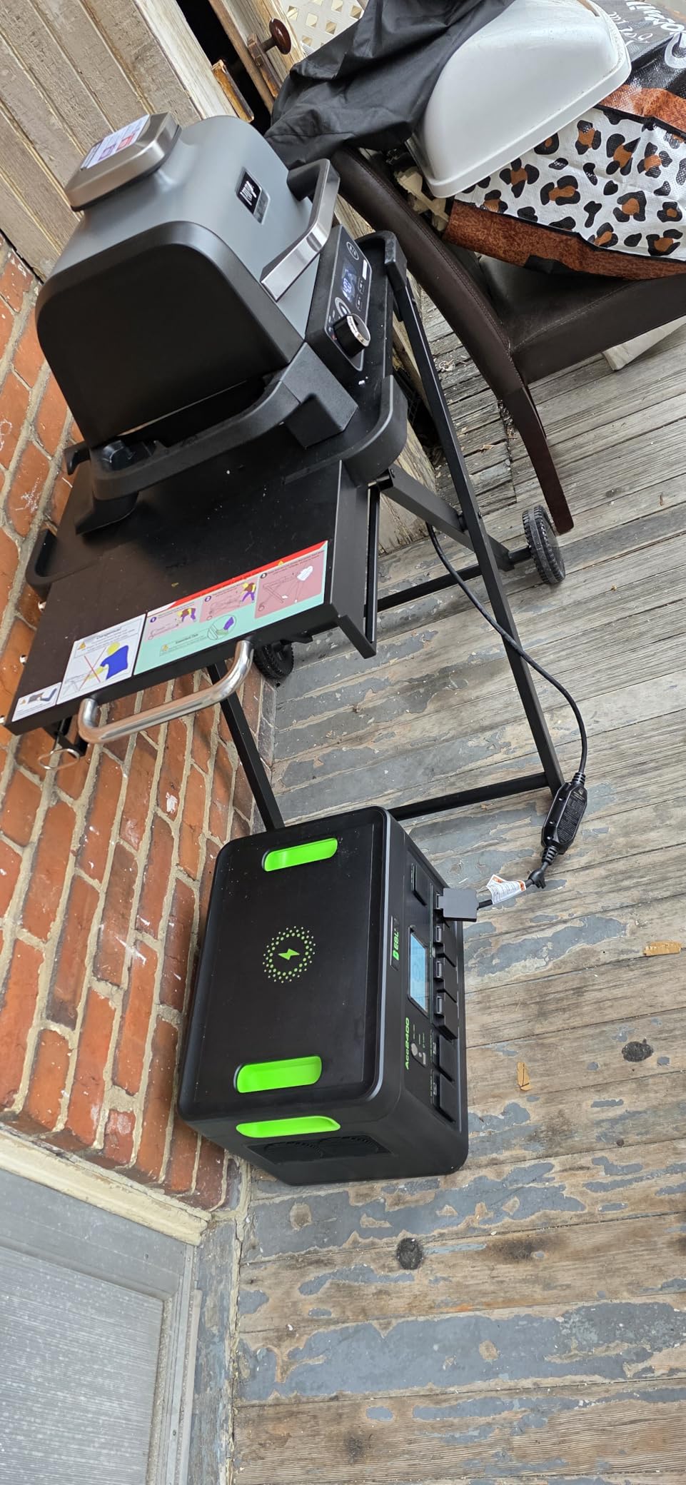 GRECELL Portable Power Station 500W, 519Wh/140400mAh Solar Generator Backup Lithium Battery Pack Power Supply with 2 AC Outlets, PD 60W USB-C Power bank for Outdoor RV Camping Home Outage Emergency customer photo 1