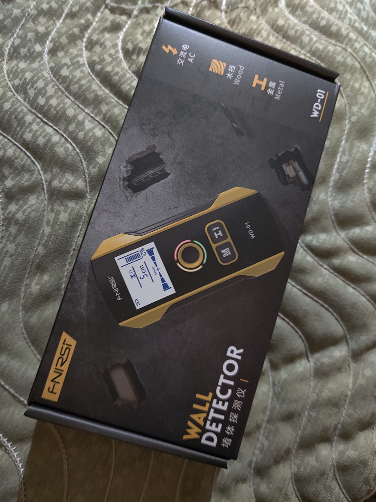 FNIRSI WD-01 6 in 1 Rechargeable Stud Finder Wall Scanner, Positioning Hole customer photo 1