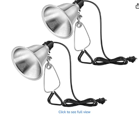 VIVOSUN 4 Pack Clamp Lamp Light with Detachable 8.5 Inch Aluminum Reflector customer photo 1