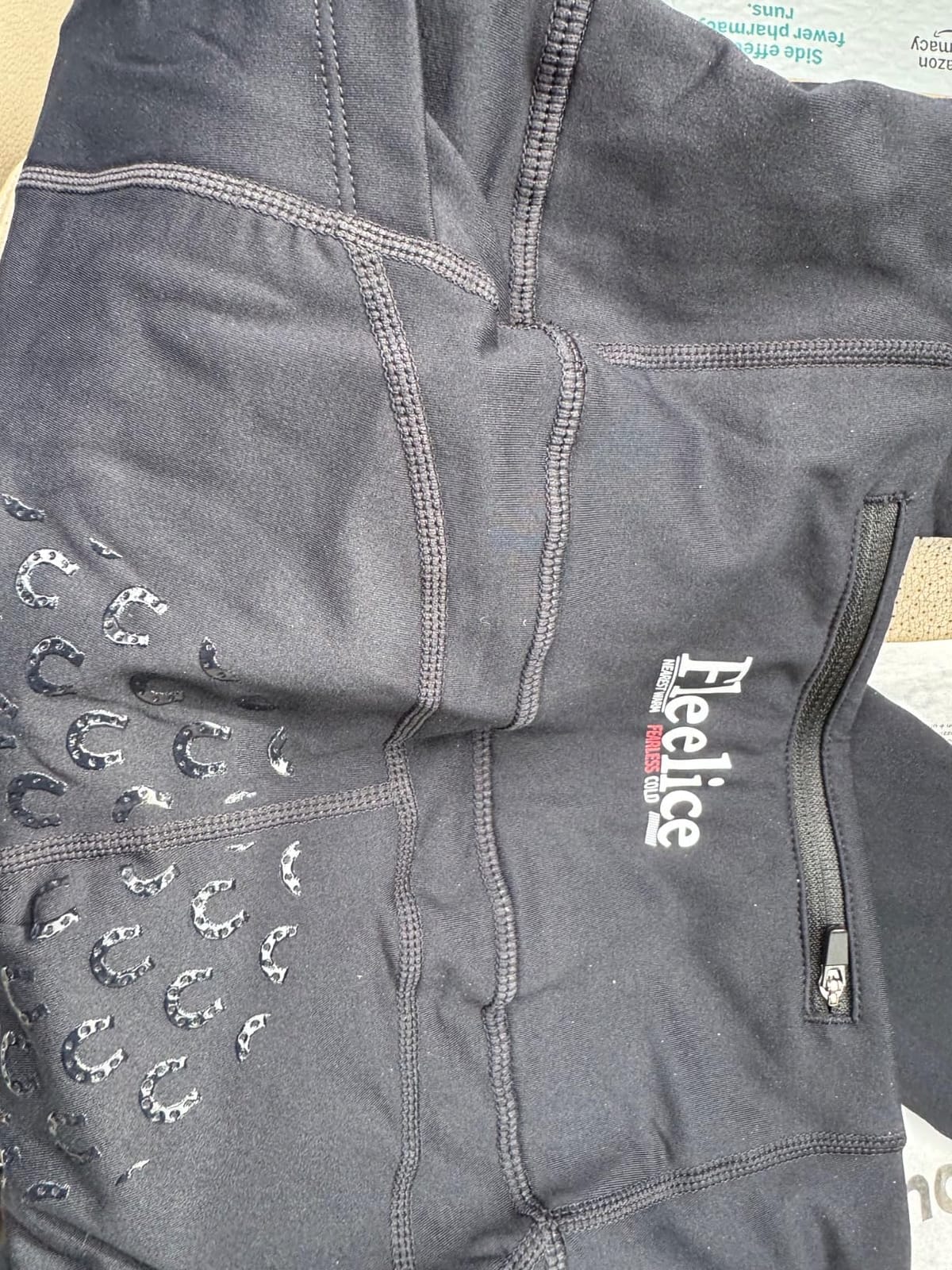 FitsT4 Sports Womens Winter Riding Breeches Fleece Lined Horse Riding Pants customer photo 1