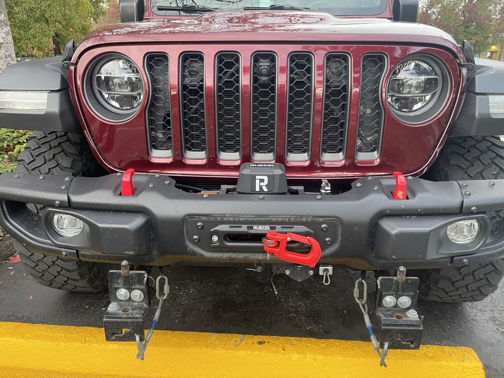 RUGCEL 13500 lb Electric Winch 12V IP68 Waterproof Synthetic Rope with Wireless & Wired Remote (Dual Control) for Truck SUV Trailer Off-Road Recovery - Tank Series customer photo 1