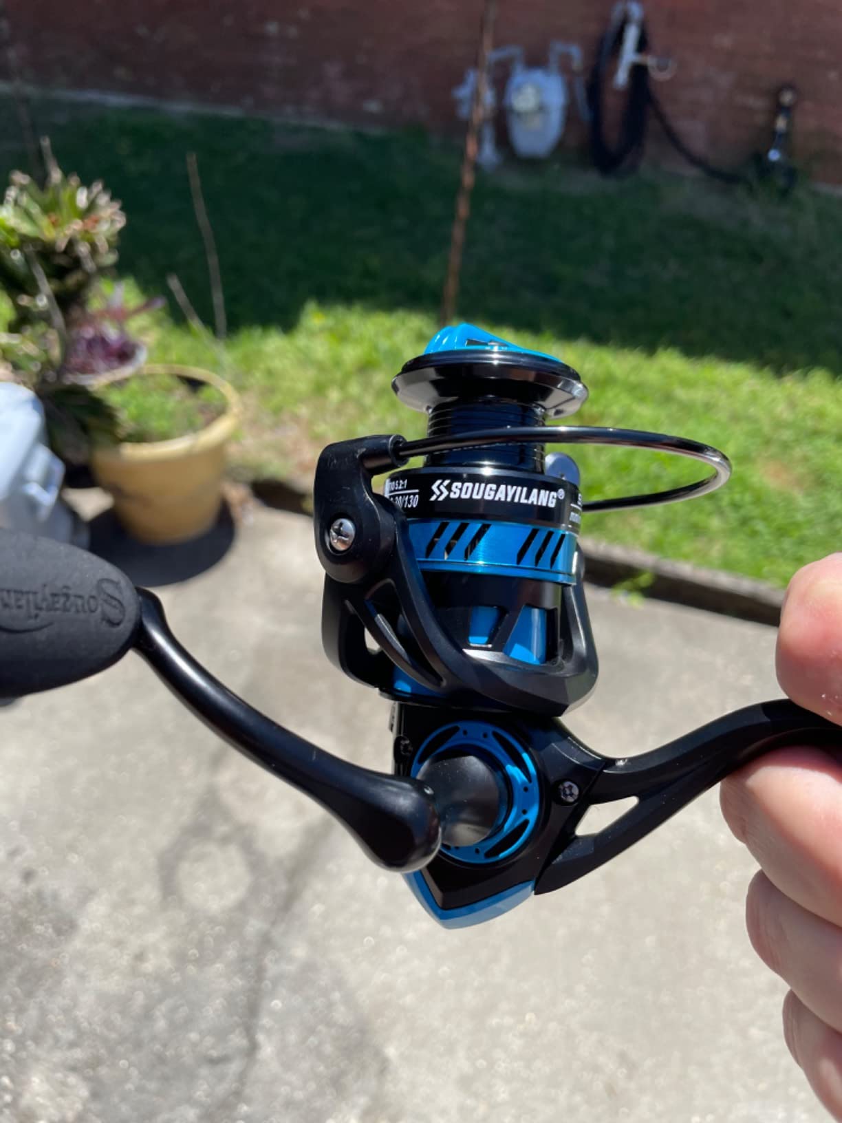 One Bass Fishing Rod and Reel Combo, IM7 Graphite 2 Pc Blank Baitcasting Combo, Spinning Rod with SuperPolymer Handle customer photo 1