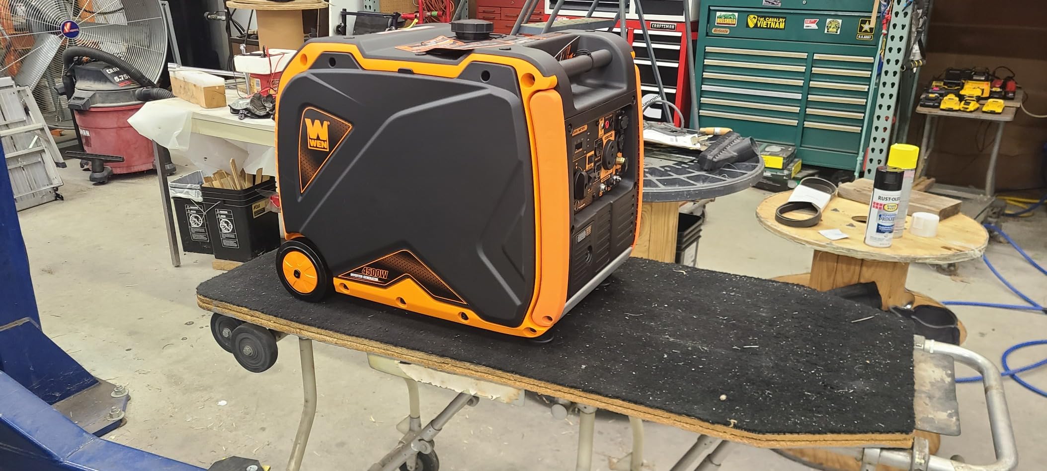 WEN DF451i Super Quiet 4500-Watt Electric Start Dual Fuel RV-Ready Portable Inverter Generator with Fuel Shut-Off customer photo 1