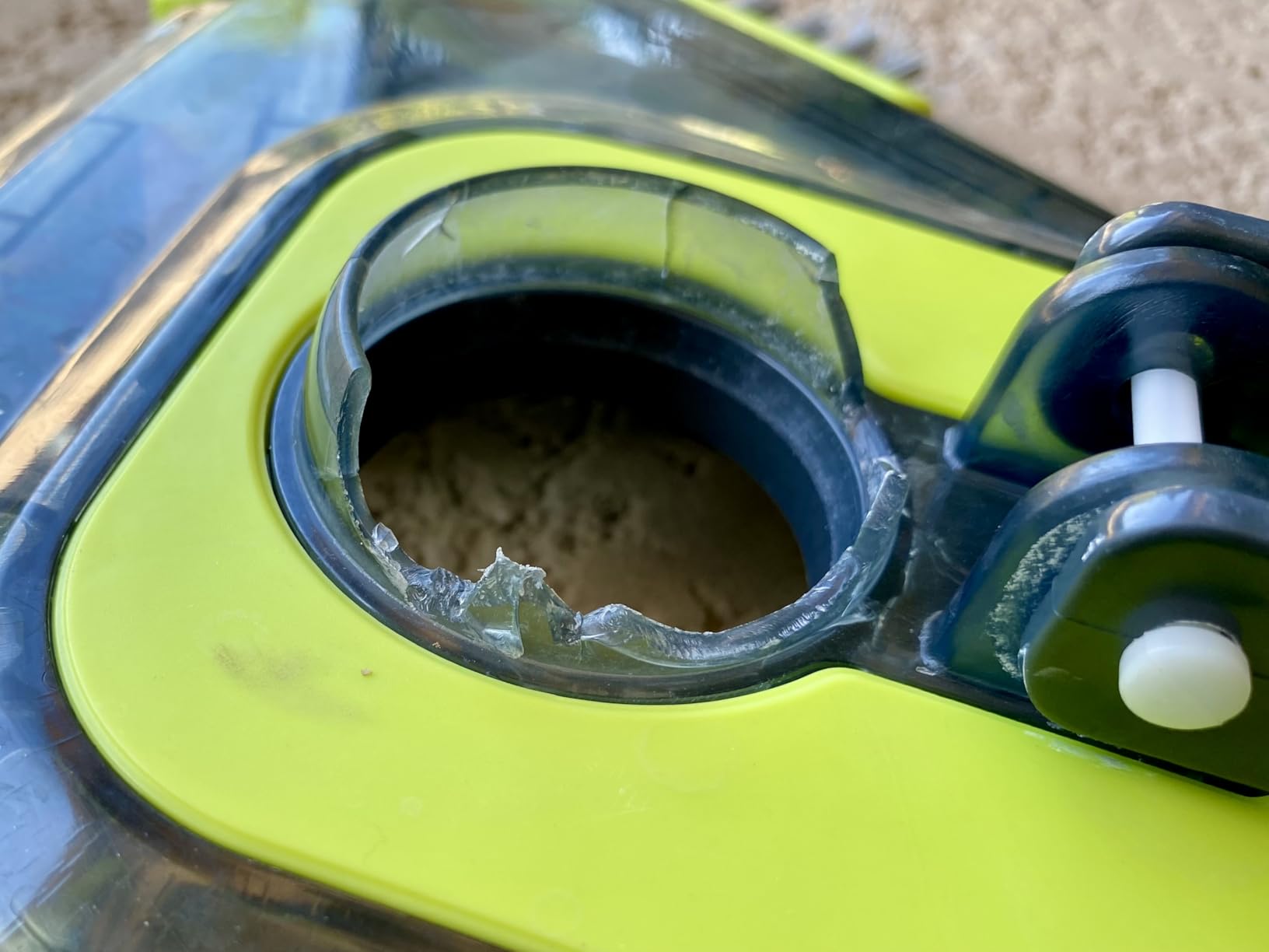 Sepetrel Upgrade Pool Vacuum Head with Side Brush & Universal Rotatable Hose Adapter,Weighted Triangular Shape(Safe for Vinyl Liner Pool) customer photo 1