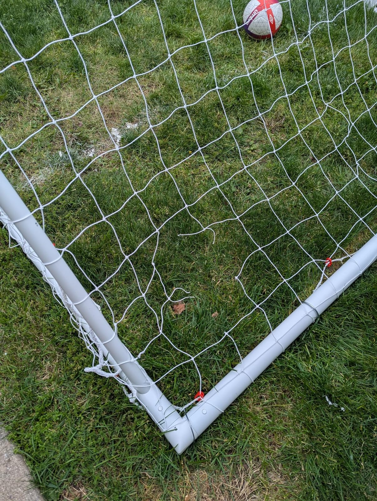 QuickPlay Q-Fold Folding Soccer Goal - Weatherproof PVC for Backyard customer photo 2