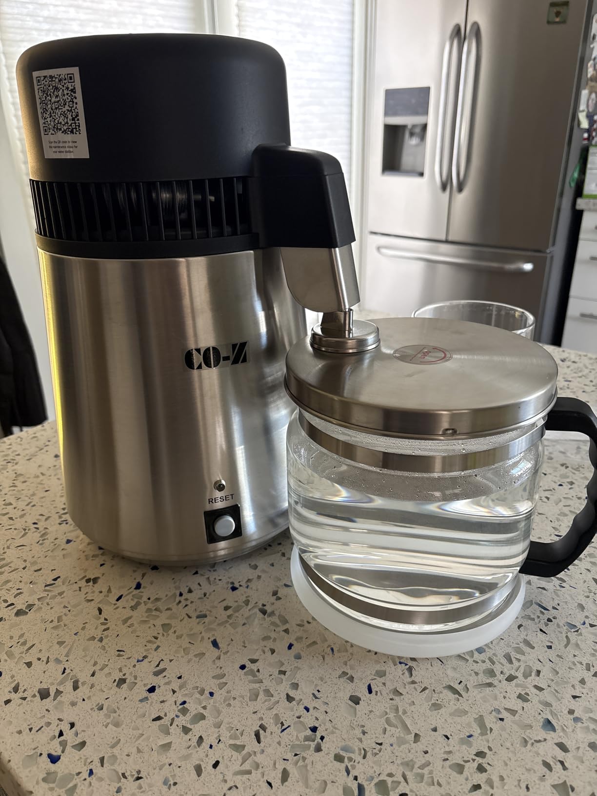 CO-Z 1.1 Gallon Water Distiller, 750W Countertop 4L Pure Water Maker customer photo 1