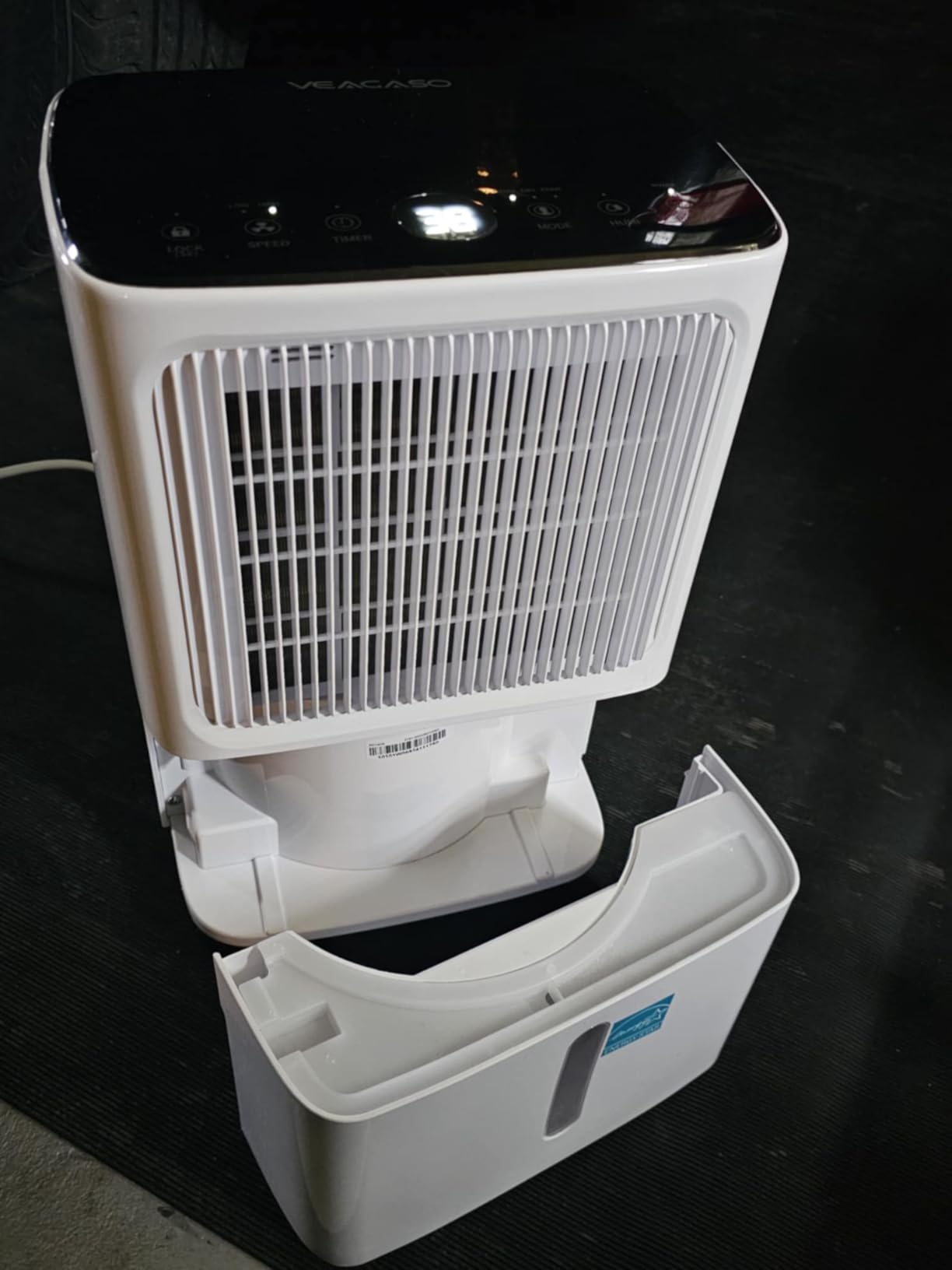 VEAGASO 34 Pint/D, 2500 Sq.Ft Dehumidifier for Basement with Drain Hose customer photo 2